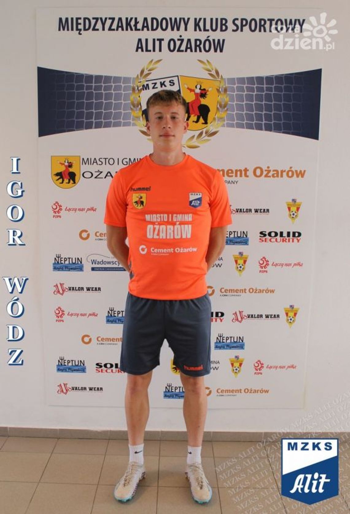 Nowy zawodnik w Alicie Ożarów Nowy zawodnik w Alicie Ożarów