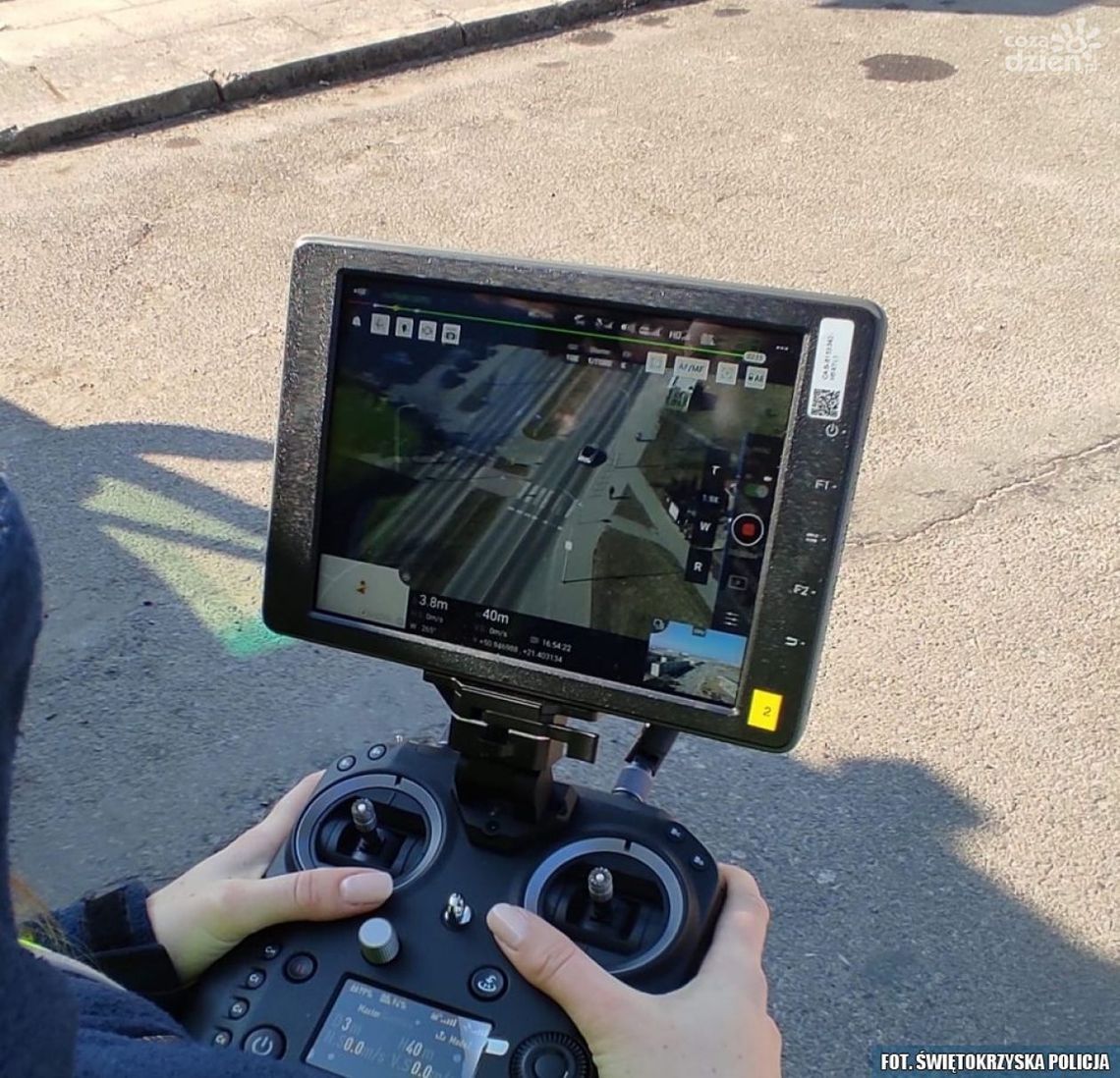 O bezpieczeństwo na drogach dbają też z lotu ptaka