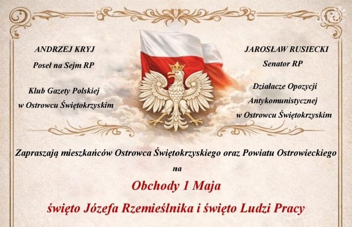 Obchody 1 maja w Ostrowcu Świętokrzyskim