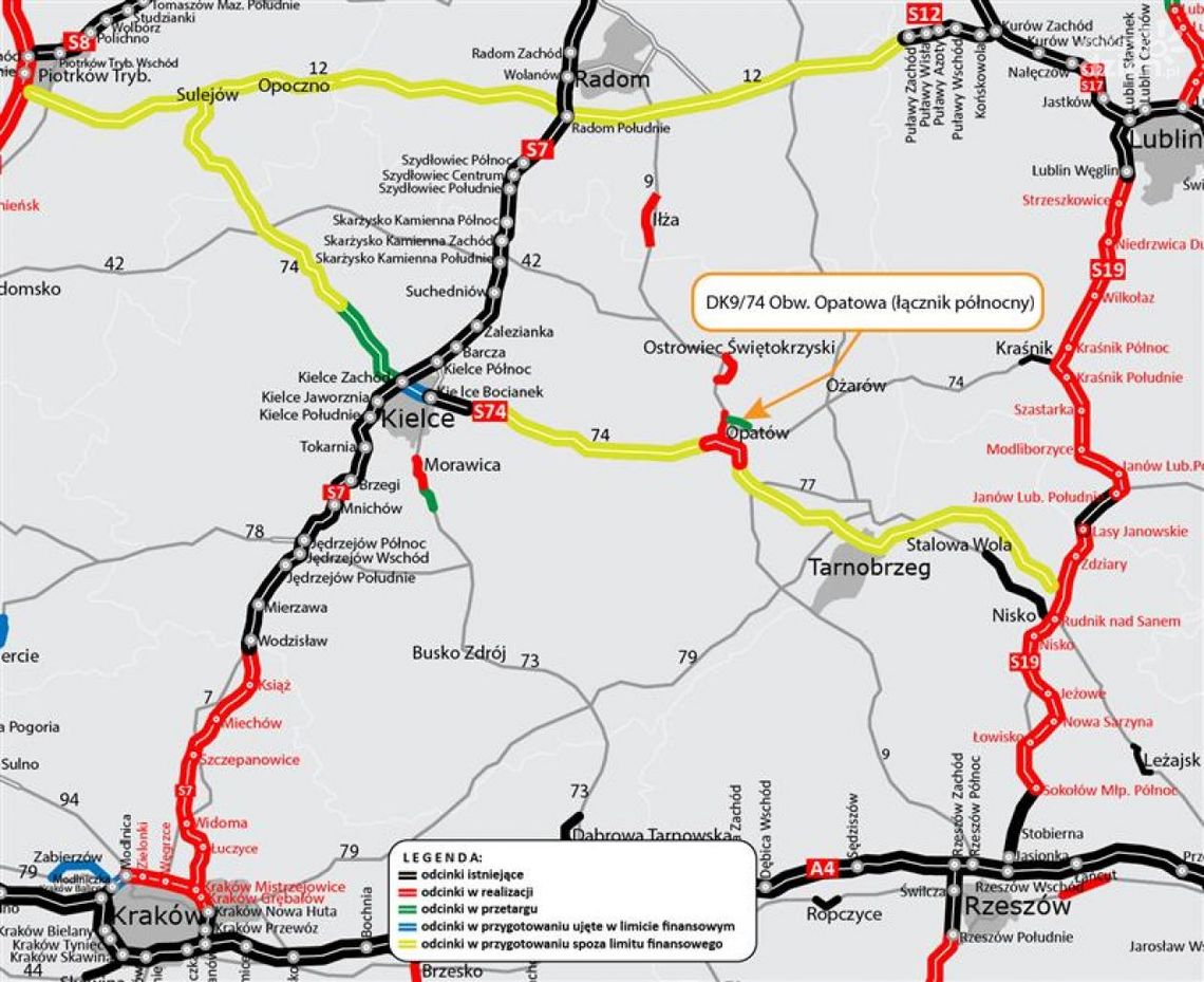 Obwodnica Opatowa w fazie projektowania Obwodnica Opatowa w fazie projektowania