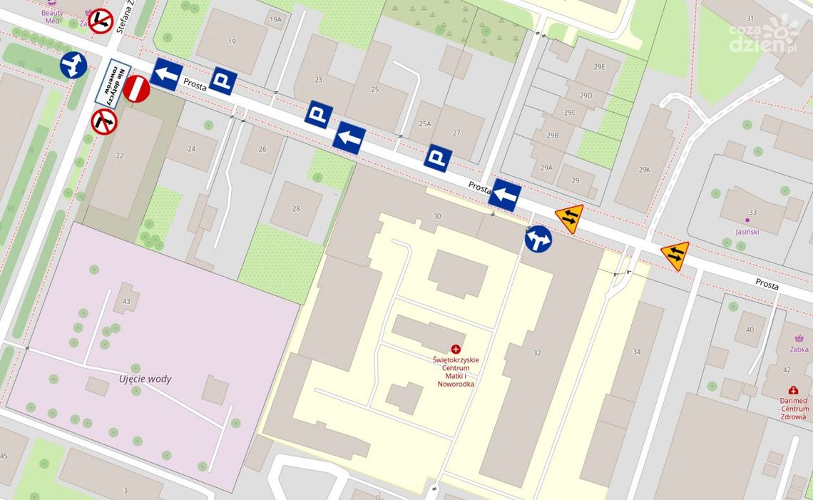 Od 20 grudnia zmiana organizacji ruchu na ul. Prostej! Od 20 grudnia zmiana organizacji ruchu na ul. Prostej!