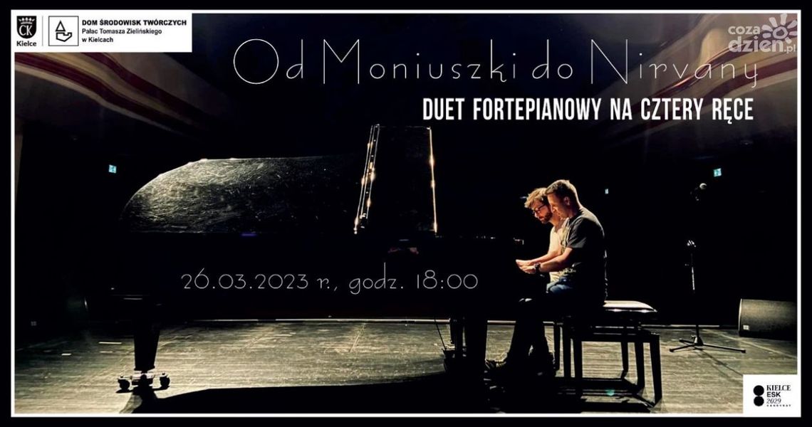 Od Moniuszki do Nirvany, czyli duet fortepianowy na cztery ręce w Pałacyku Zielińskiego Od Moniuszki do Nirvany, czyli duet fortepianowy na cztery ręce w Pałacyku Zielińskiego