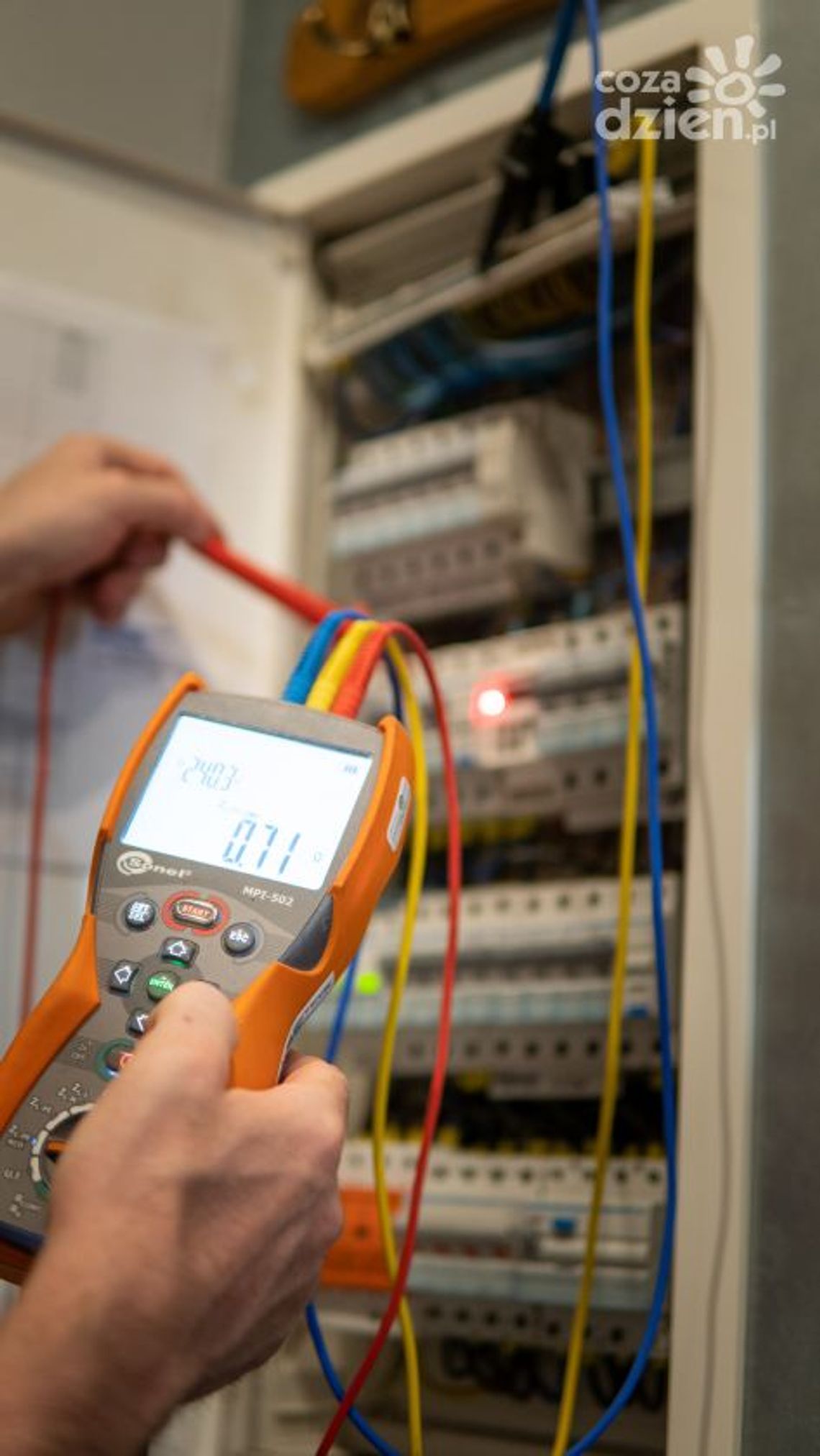 Odbiór instalacji elektrycznej.