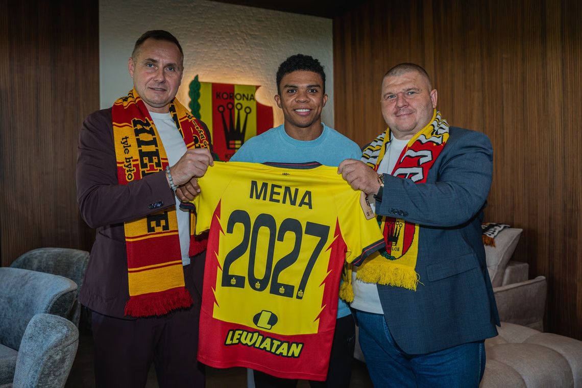 OFICJALNIE: Camilo Mena wypożyczony do Korony Kielce OFICJALNIE: Camilo Mena wypożyczony do Korony Kielce