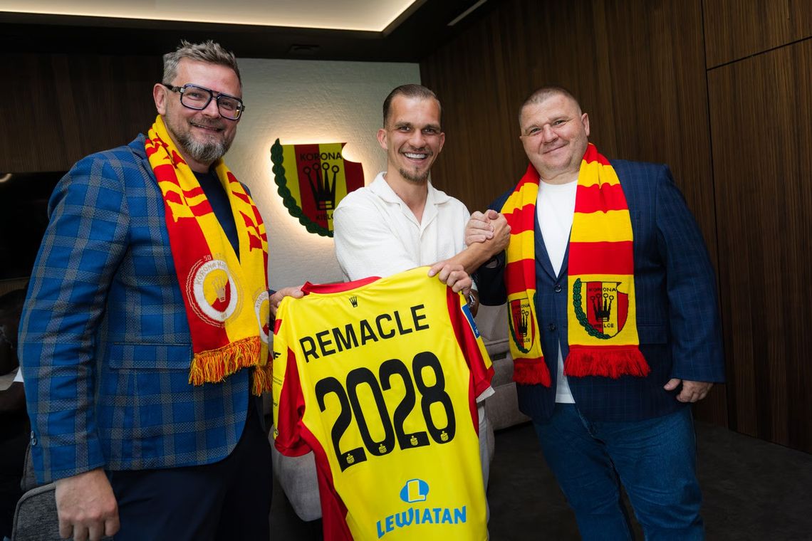 OFICJALNIE: Martin Remacle przedłużył kontrakt z Koroną Kielce OFICJALNIE: Martin Remacle przedłużył kontrakt z Koroną Kielce