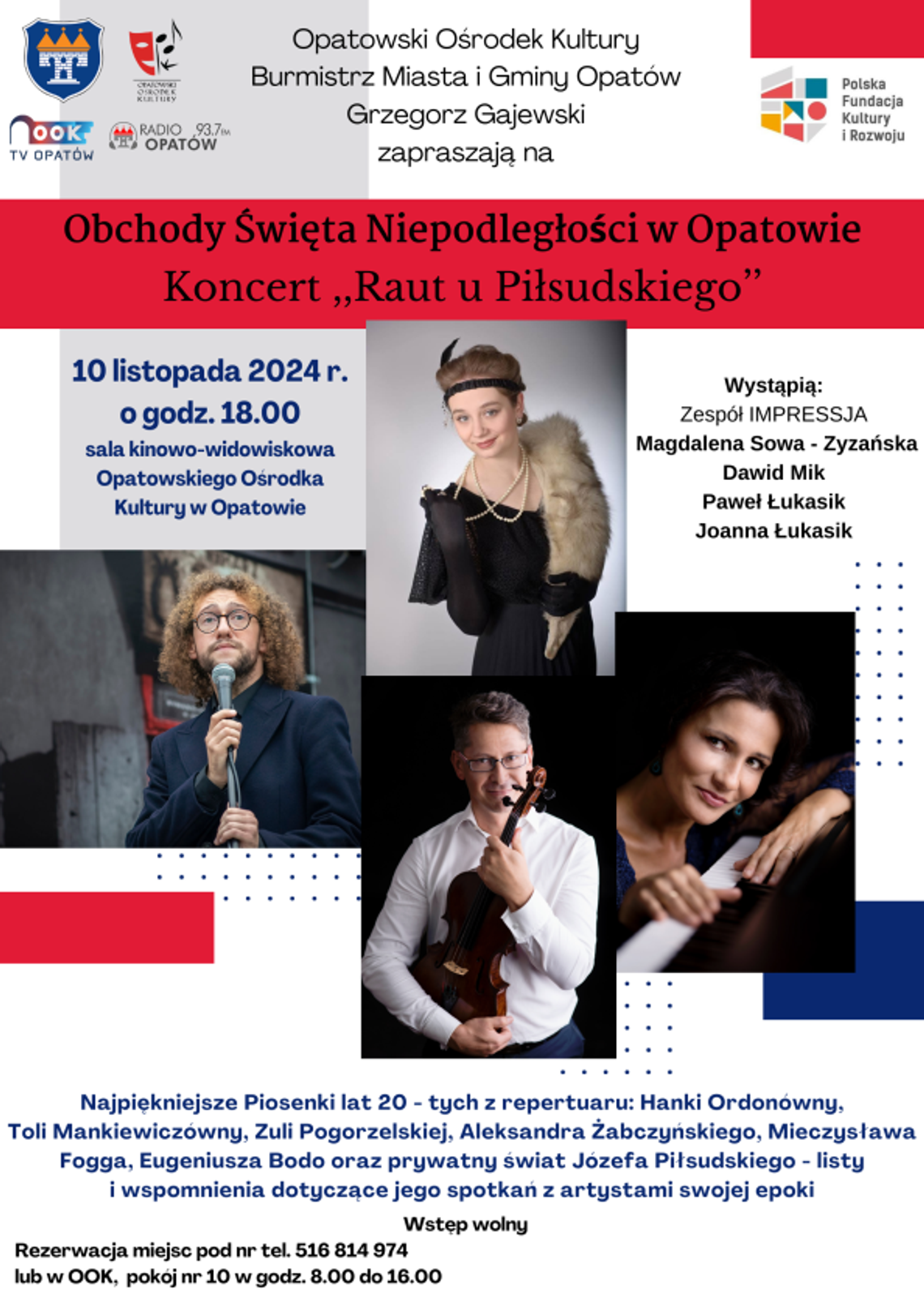 Opatów zaprasza na "Raut u Piłsudskiego" Opatów zaprasza na "Raut u Piłsudskiego"