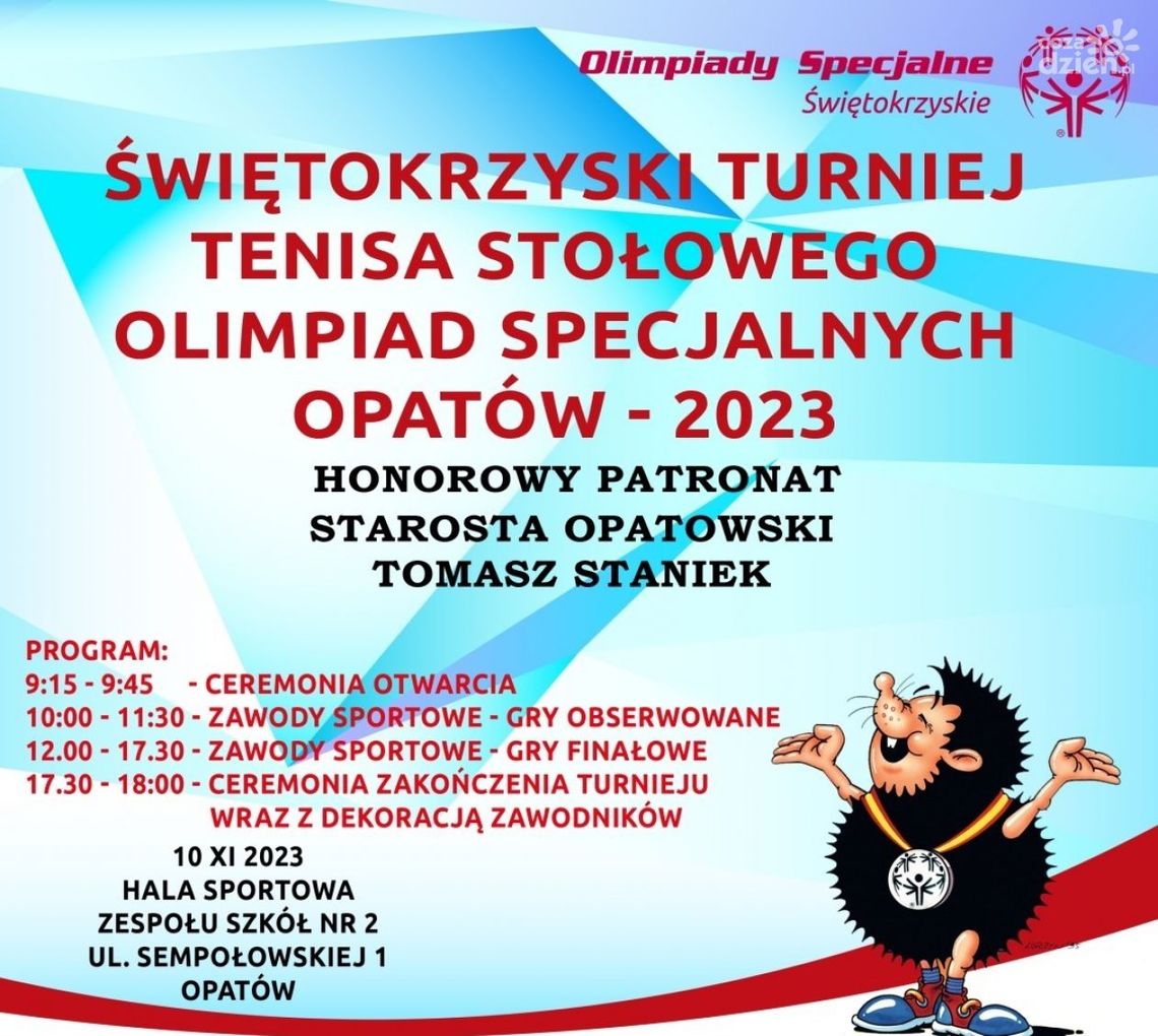 Opatowski turniej w tenisa stołowego Opatowski turniej w tenisa stołowego