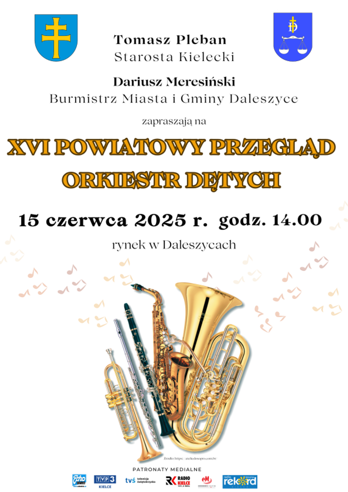 Orkiestry dęte wracają do Daleszyc! Muzyczna uczta już 15 maja Orkiestry dęte wracają do Daleszyc! Muzyczna uczta już 15 maja