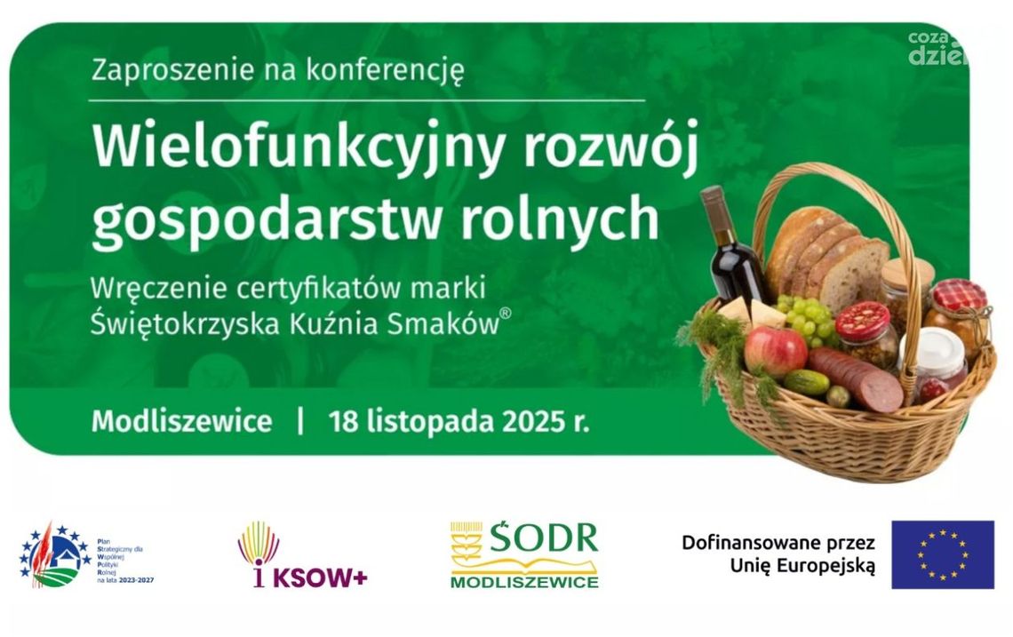Ostatnie chwile na zapisanie się! Konferencja o rolnictwie wielofunkcyjnym w Świętokrzyskiem