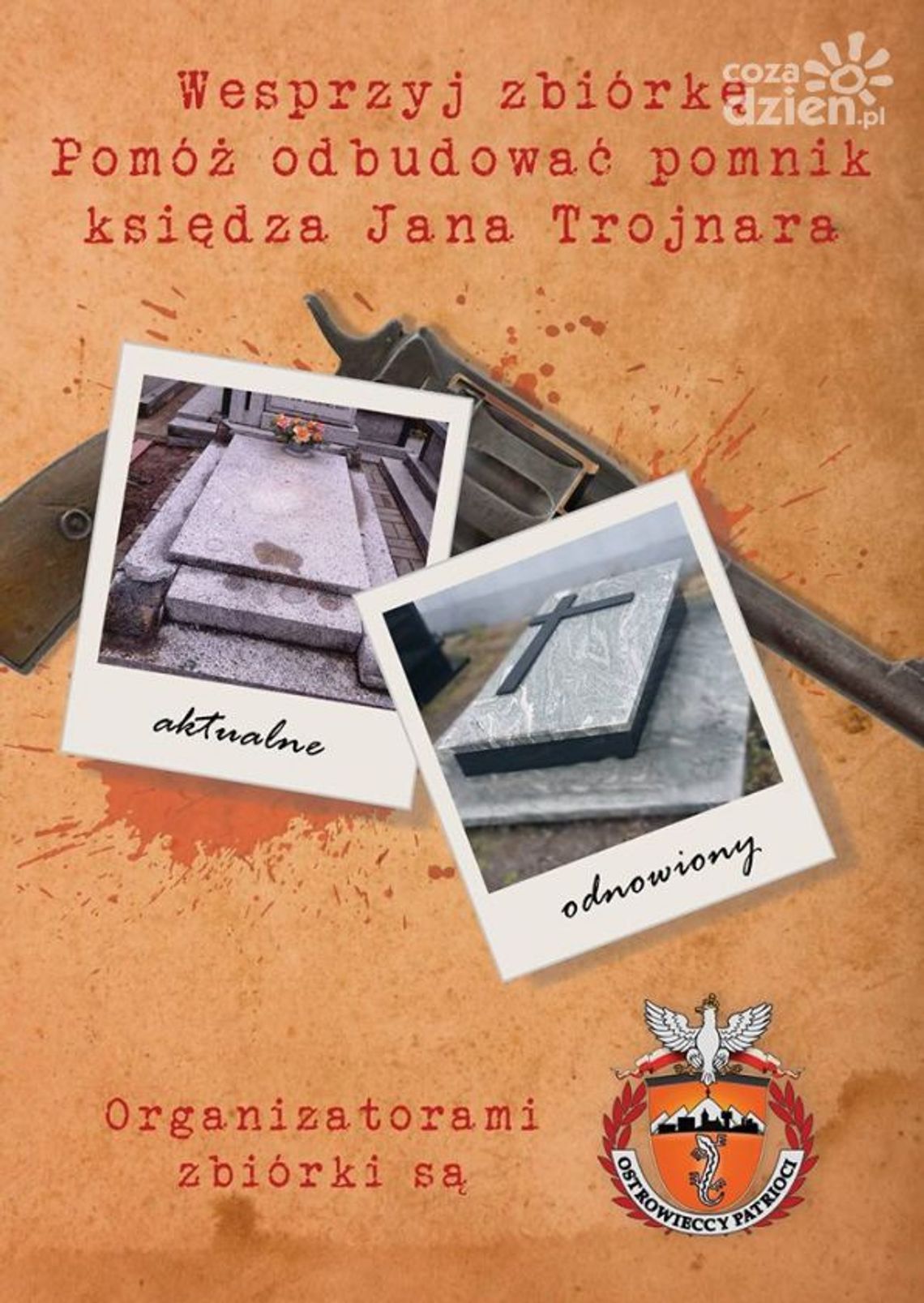 OSTROWIEC - będzie kwesta na odbudowę grobu księdza