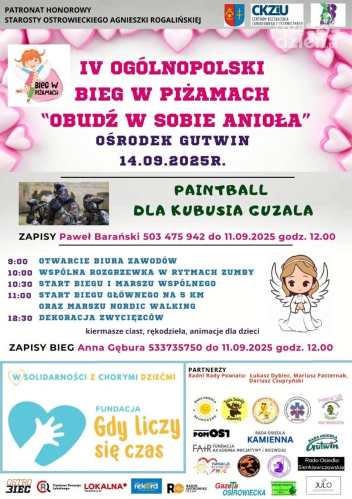 Ostrowiec przyłącza się do Ogólnopolskiego Biegu w Piżamach Ostrowiec przyłącza się do Ogólnopolskiego Biegu w Piżamach