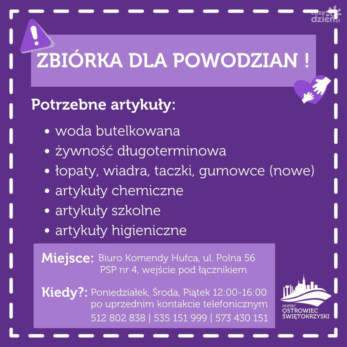 Ostrowieccy harcerze z pomocą dla powodzian Ostrowieccy harcerze z pomocą dla powodzian