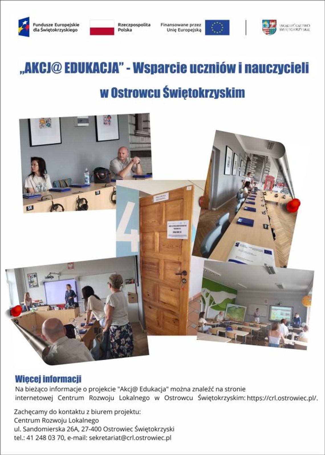 Ostrowieccy nauczyciele też się dokształcają w ramach projektu Akcja - Edukacja Ostrowieccy nauczyciele też się dokształcają w ramach projektu Akcja - Edukacja
