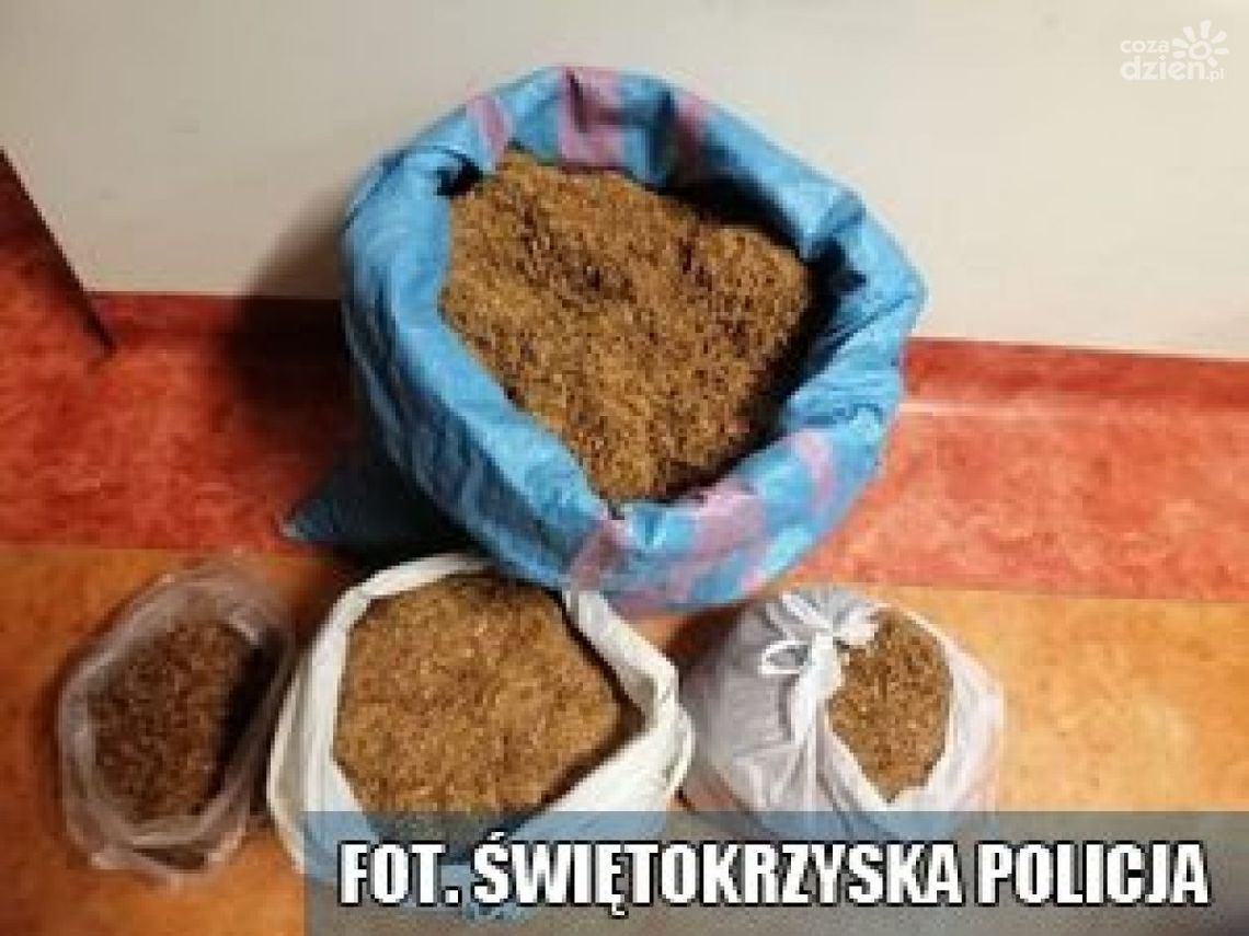 Ostrowieccy policjanci przejęli nielegalny tytoń Ostrowieccy policjanci przejęli nielegalny tytoń