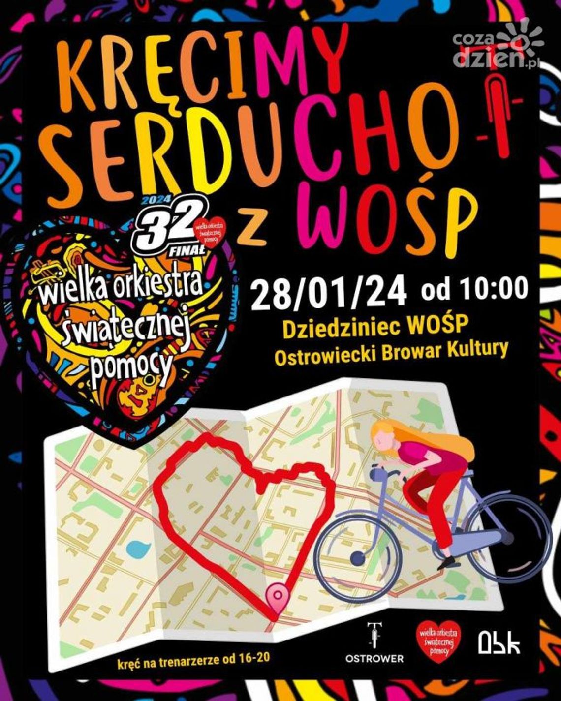 Ostrowieccy rowerzyści "wykręcą" serce dla WOŚP