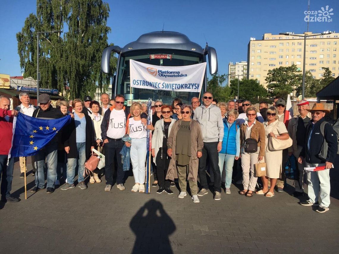 Ostrowiecka PO na marszu 4 czerwca 