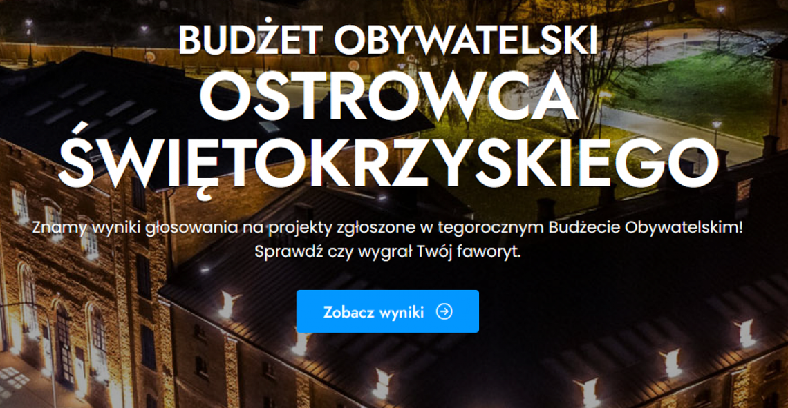 Ostrowiecki Budżet Obywatelski rozstrzygnięty Ostrowiecki Budżet Obywatelski rozstrzygnięty