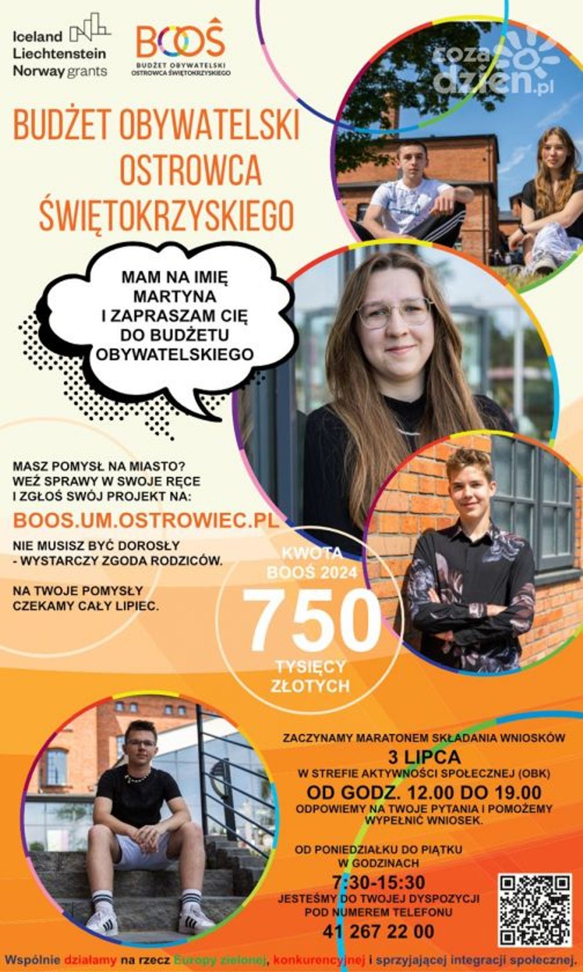 Ostrowiecki budżet obywatelski także dla osób niepełnoletnich Ostrowiecki budżet obywatelski także dla osób niepełnoletnich