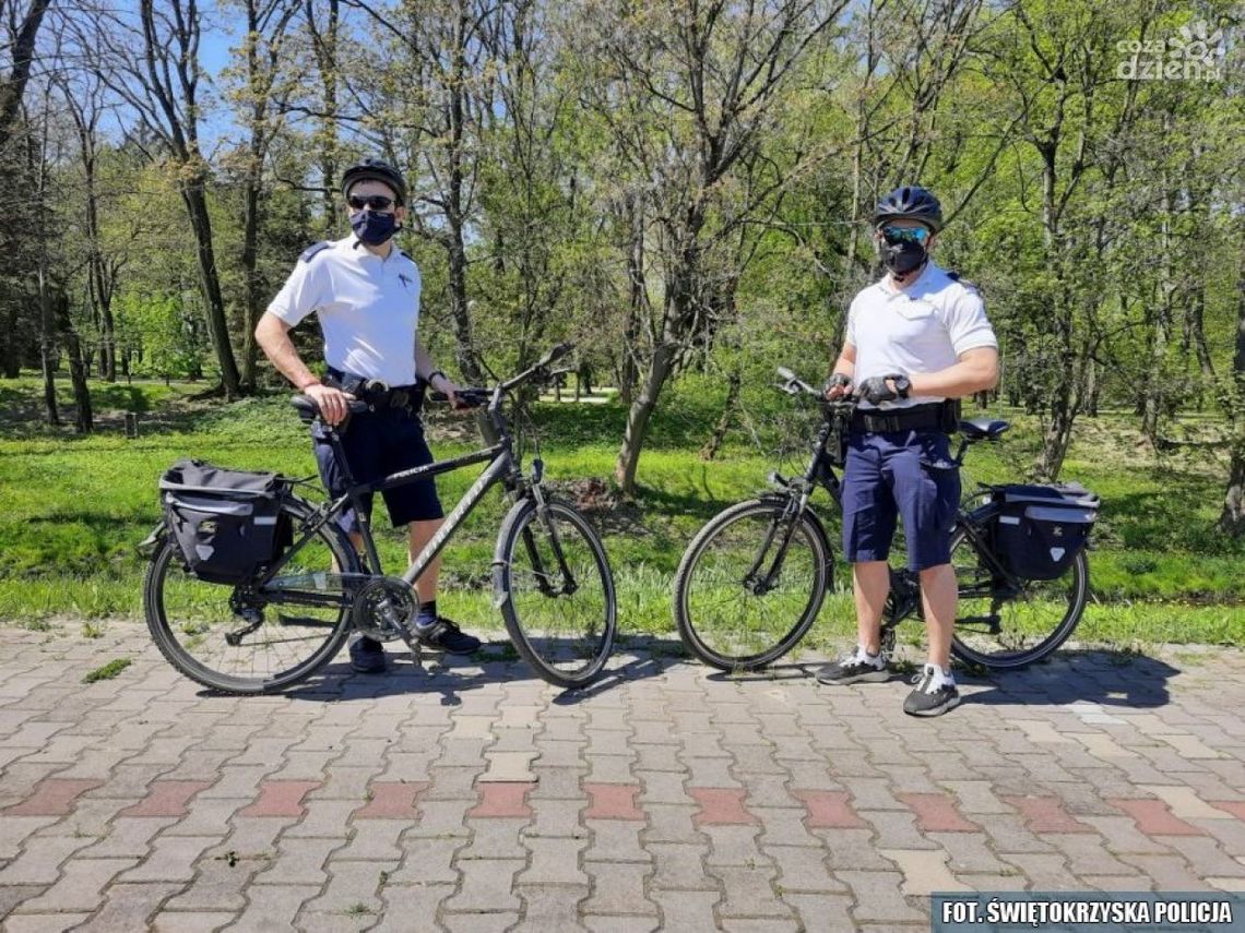 Ostrowiecki patrol rowerowy rozpoczął kolejny sezon
