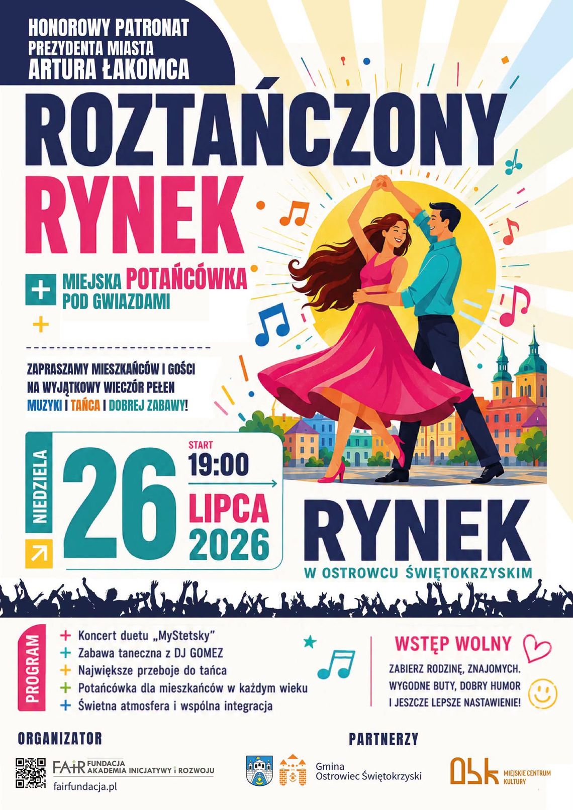 Ostrowiecki Rynek zamieni się w taneczny parkiet