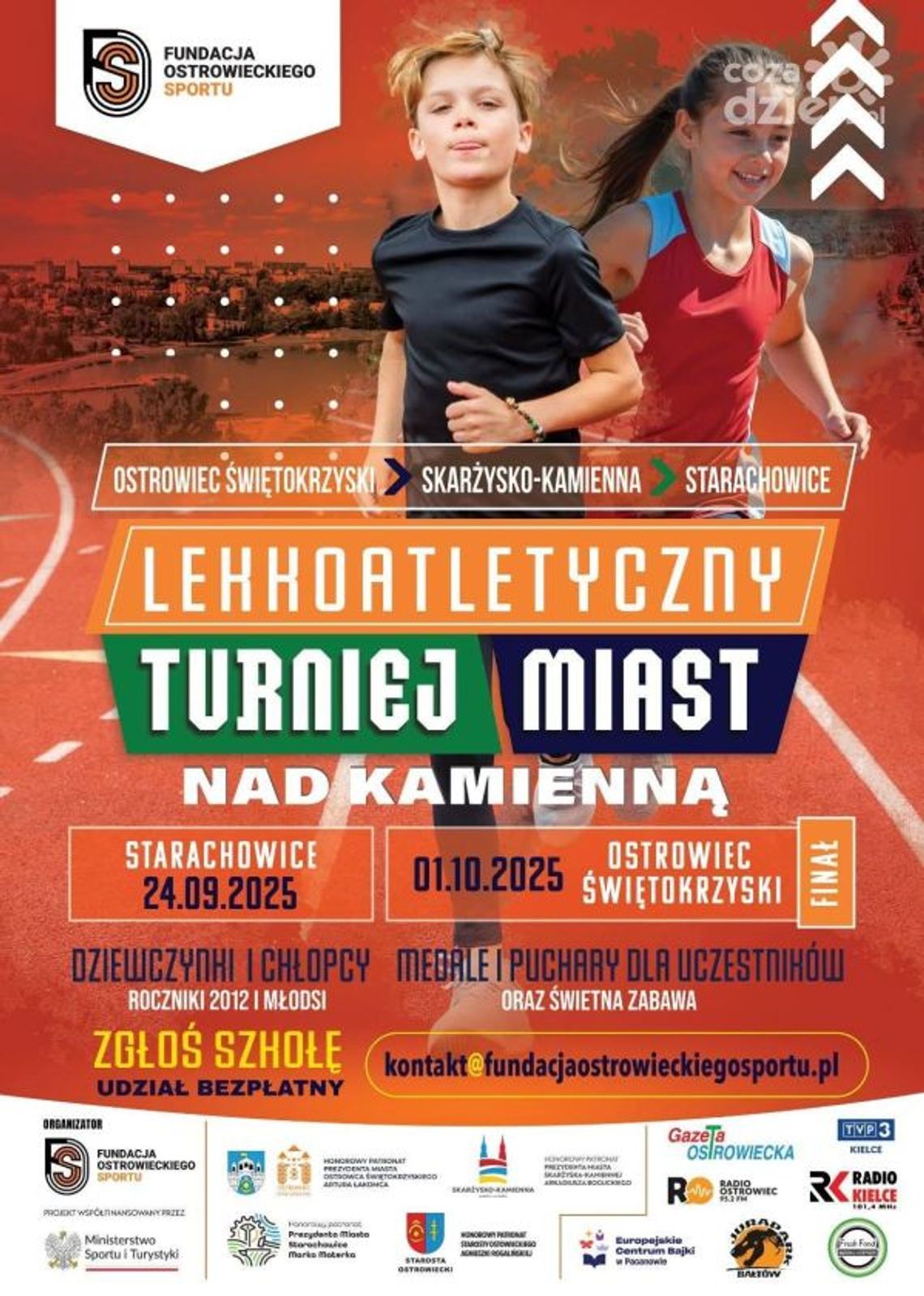 Ostrowieckie finały Lekkoatletycznego Turnieju Miast nad Kamienną Ostrowieckie finały Lekkoatletycznego Turnieju Miast nad Kamienną