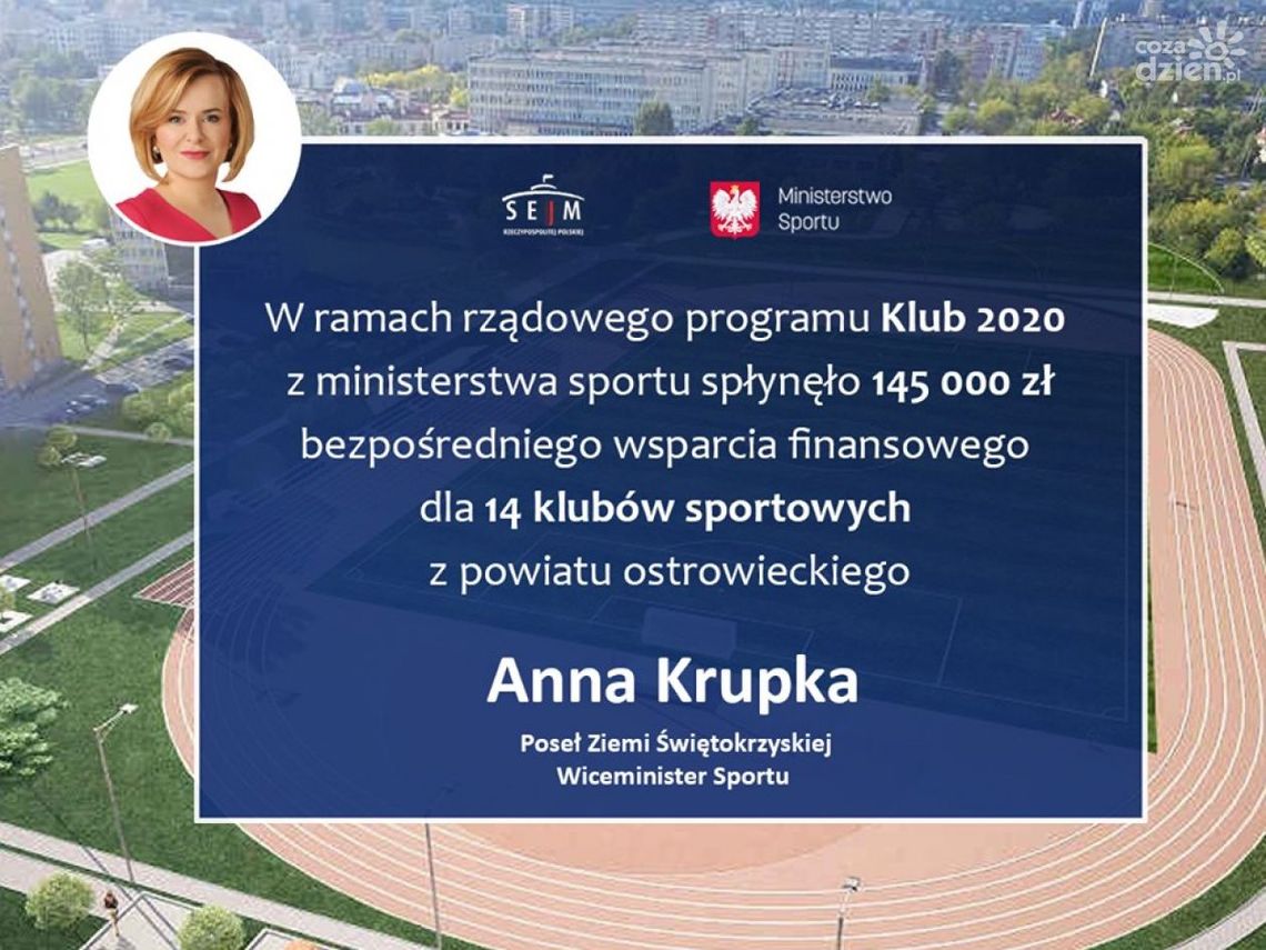 Ostrowieckie kluby sportowe z ministerialnym wsparciem