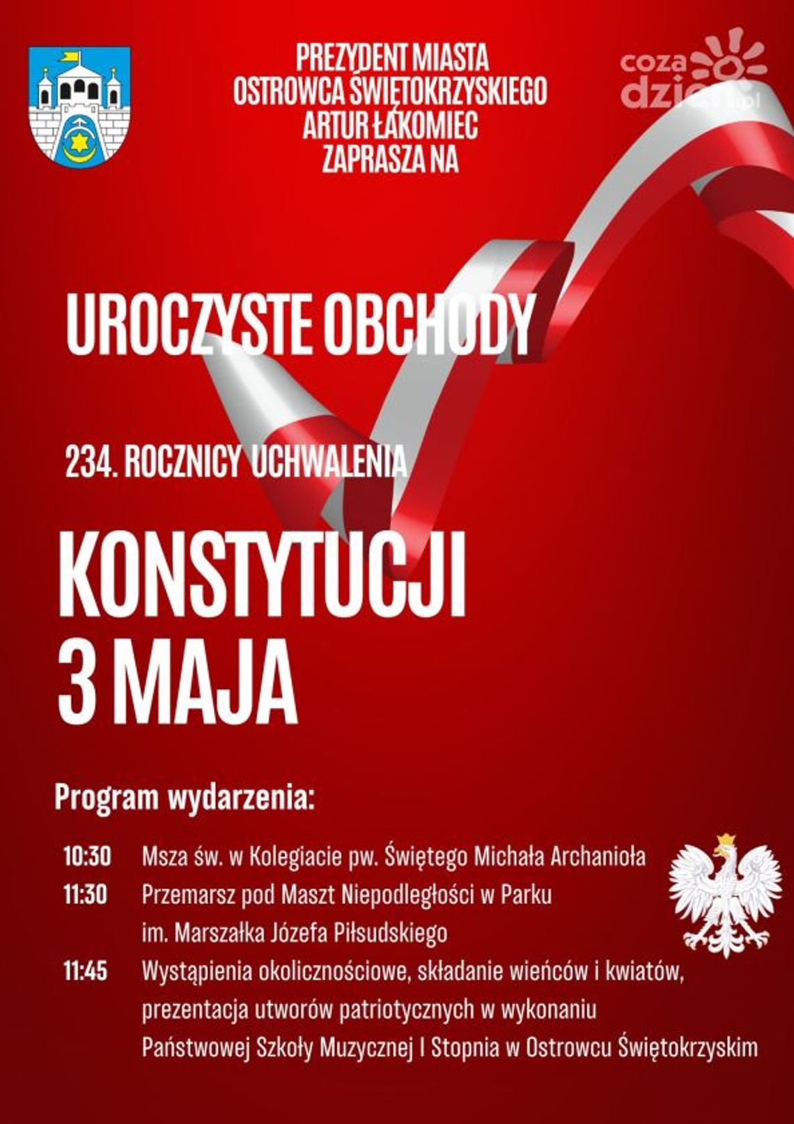 Ostrowieckie obchody Święta Konstytucji 