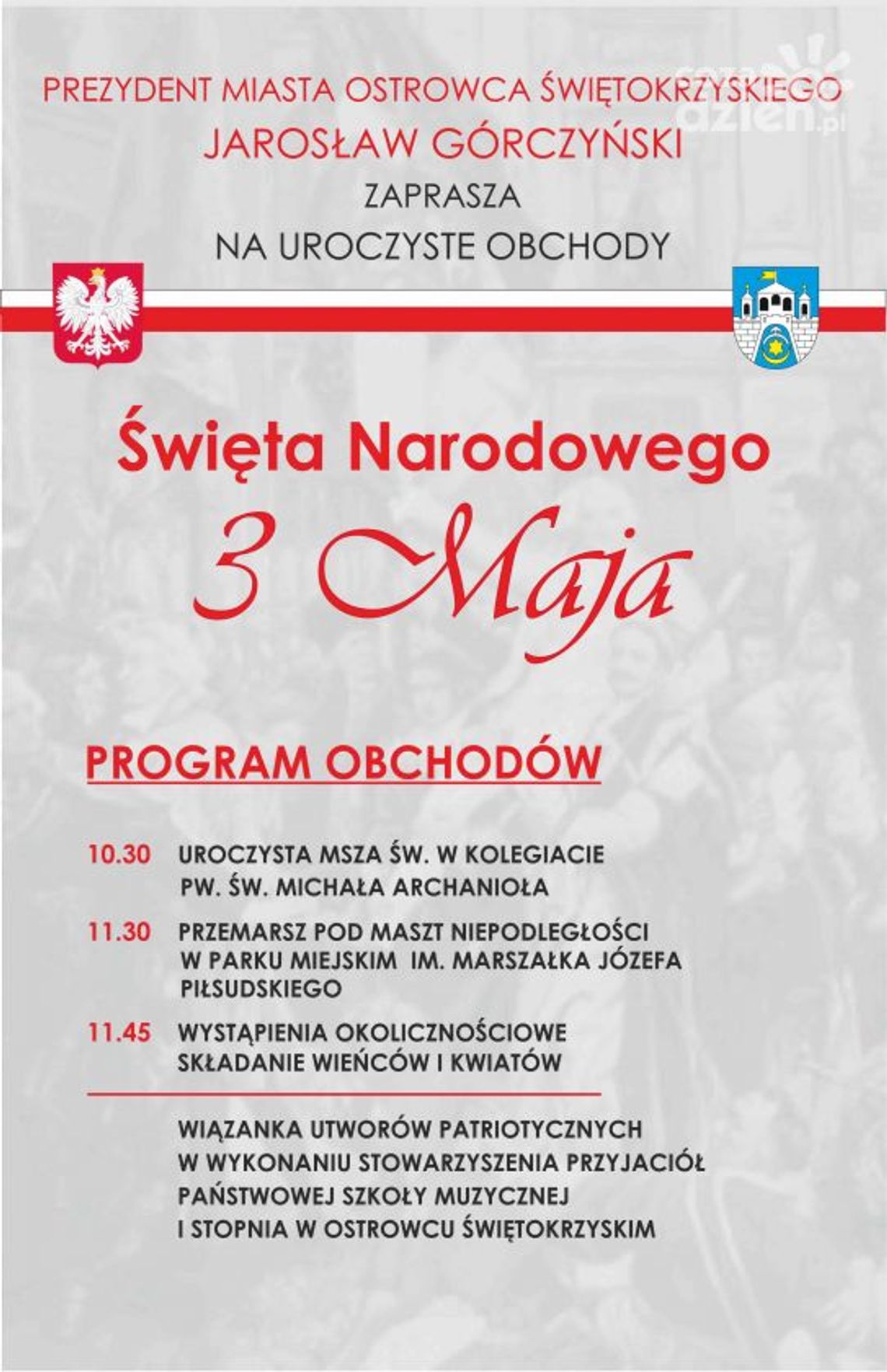 Ostrowieckie uroczystości Święta Konstytucji Ostrowieckie uroczystości Święta Konstytucji