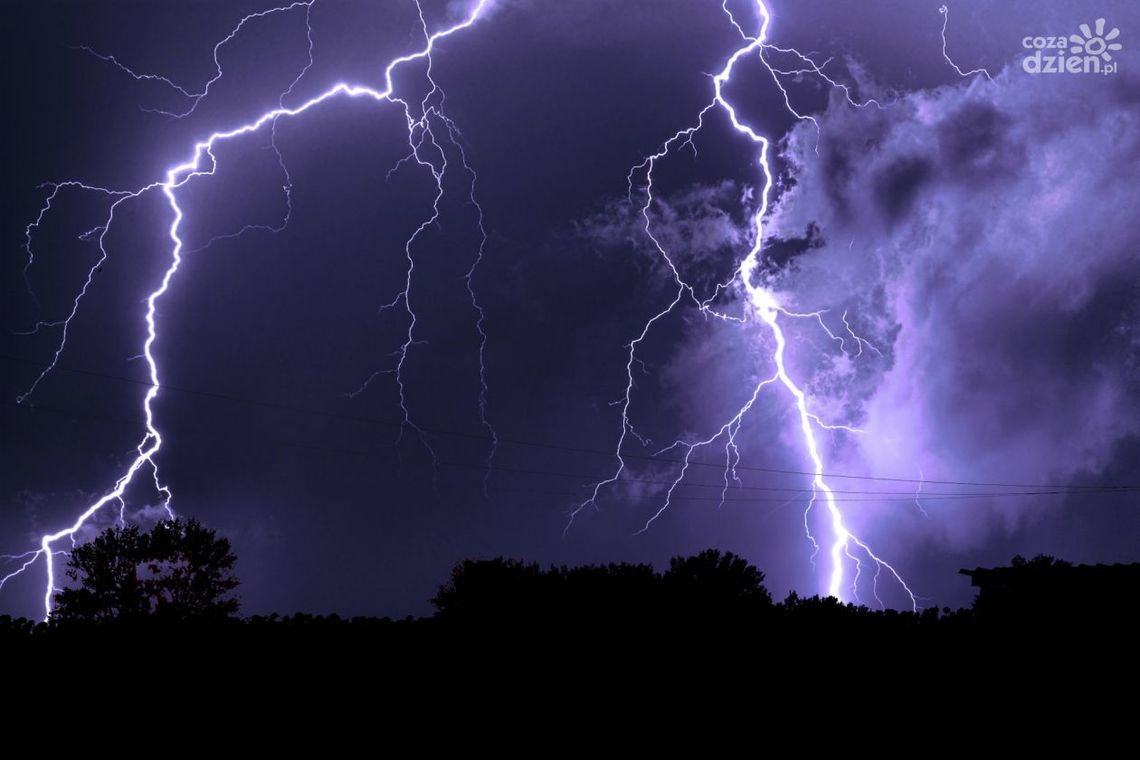 Ostrzeżenie meteorologiczne dla Kielc i regionu świętokrzyskiego – możliwe burze, silny wiatr i opady