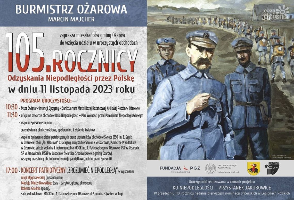 Ożarowski koncert patriotyczny w Święto Niepodległości Ożarowski koncert patriotyczny w Święto Niepodległości