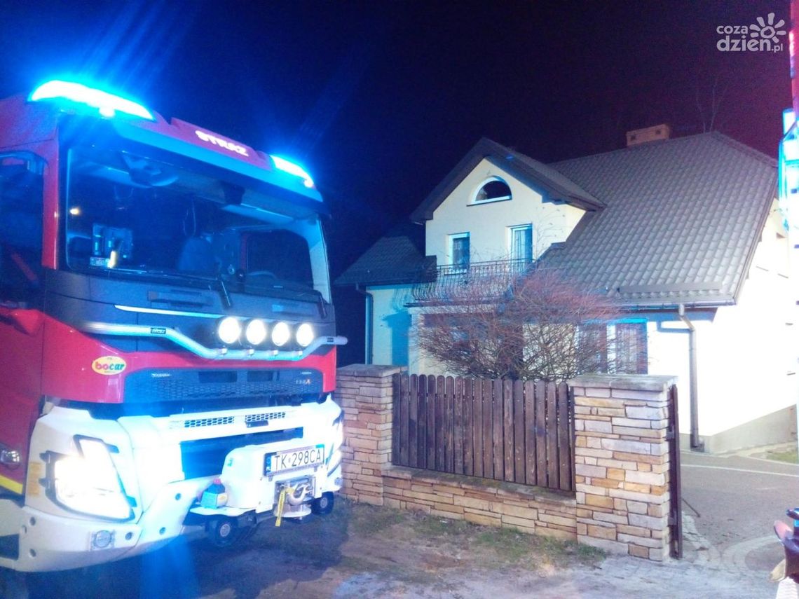 Paliła się kotłownia domu jednorodzinnego