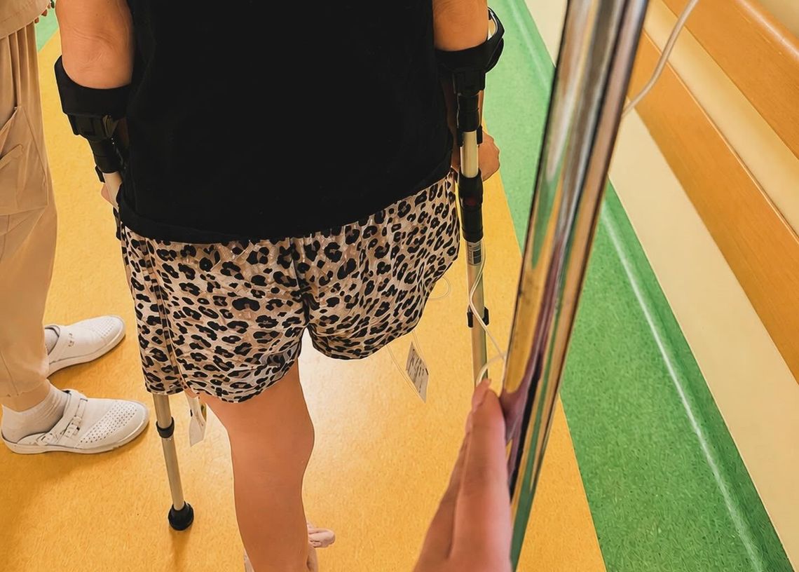 Pani Justyna jest już po amputacji. Wsparcie zbiórki daje ostrowczance siłę do walki
