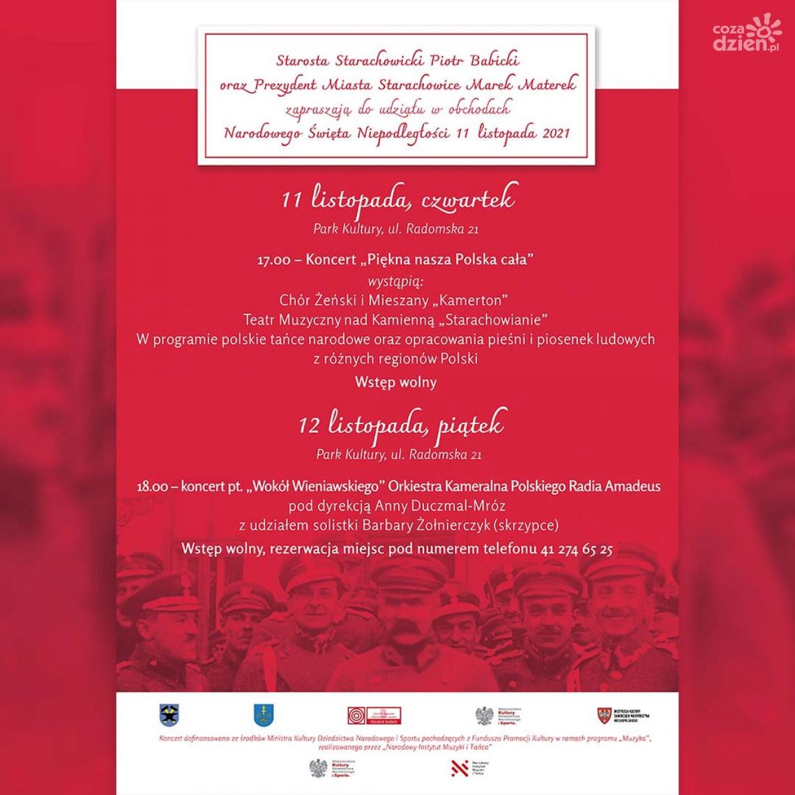 Patriotyczne koncerty w Parku Kultury Patriotyczne koncerty w Parku Kultury