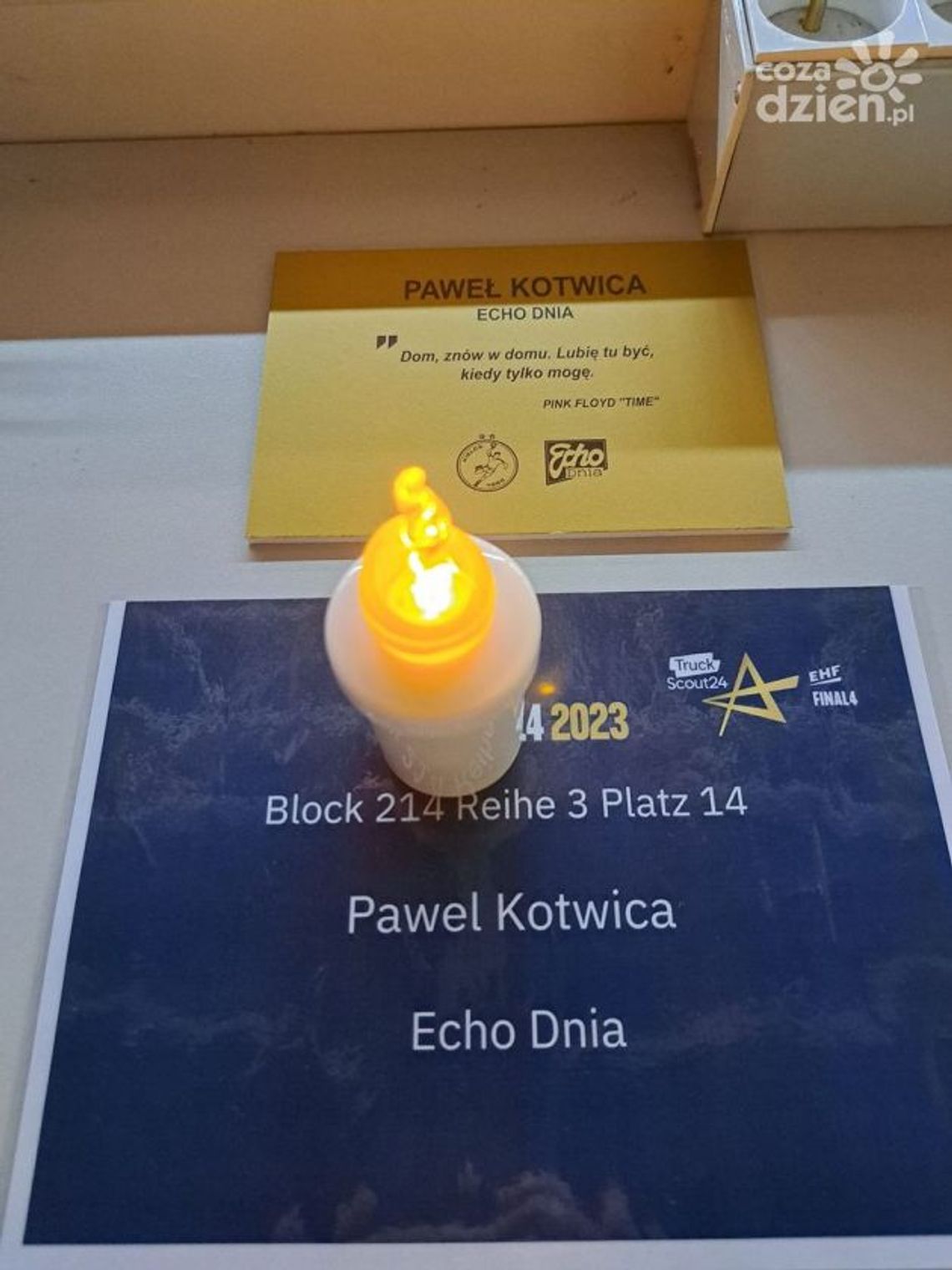 Paweł Kotwica upamiętniony w Hali Legionów