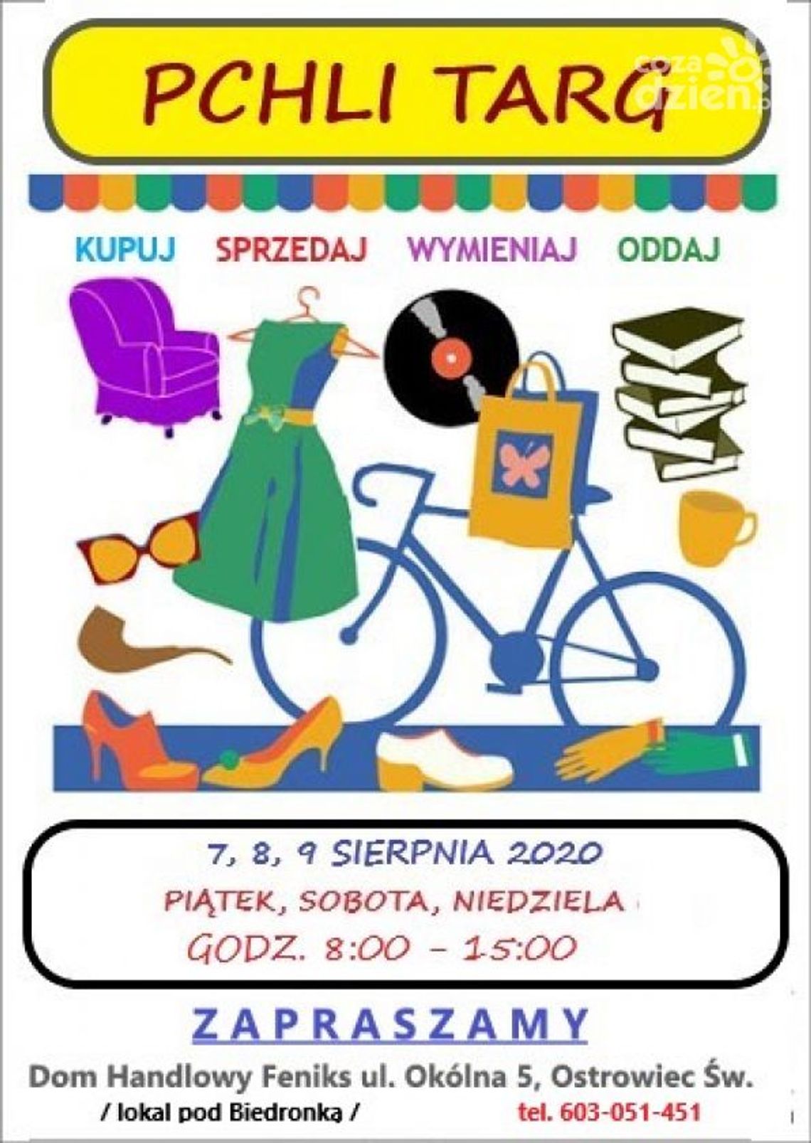 Pchli Targ po ostrowiecku - będzie można kupić, sprzedać, wymienić, oddać Pchli Targ po ostrowiecku - będzie można kupić, sprzedać, wymienić, oddać