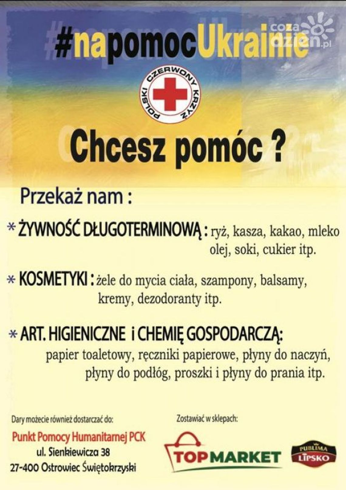 PCK apeluje o dalszą pomoc dla uchodźców PCK apeluje o dalszą pomoc dla uchodźców