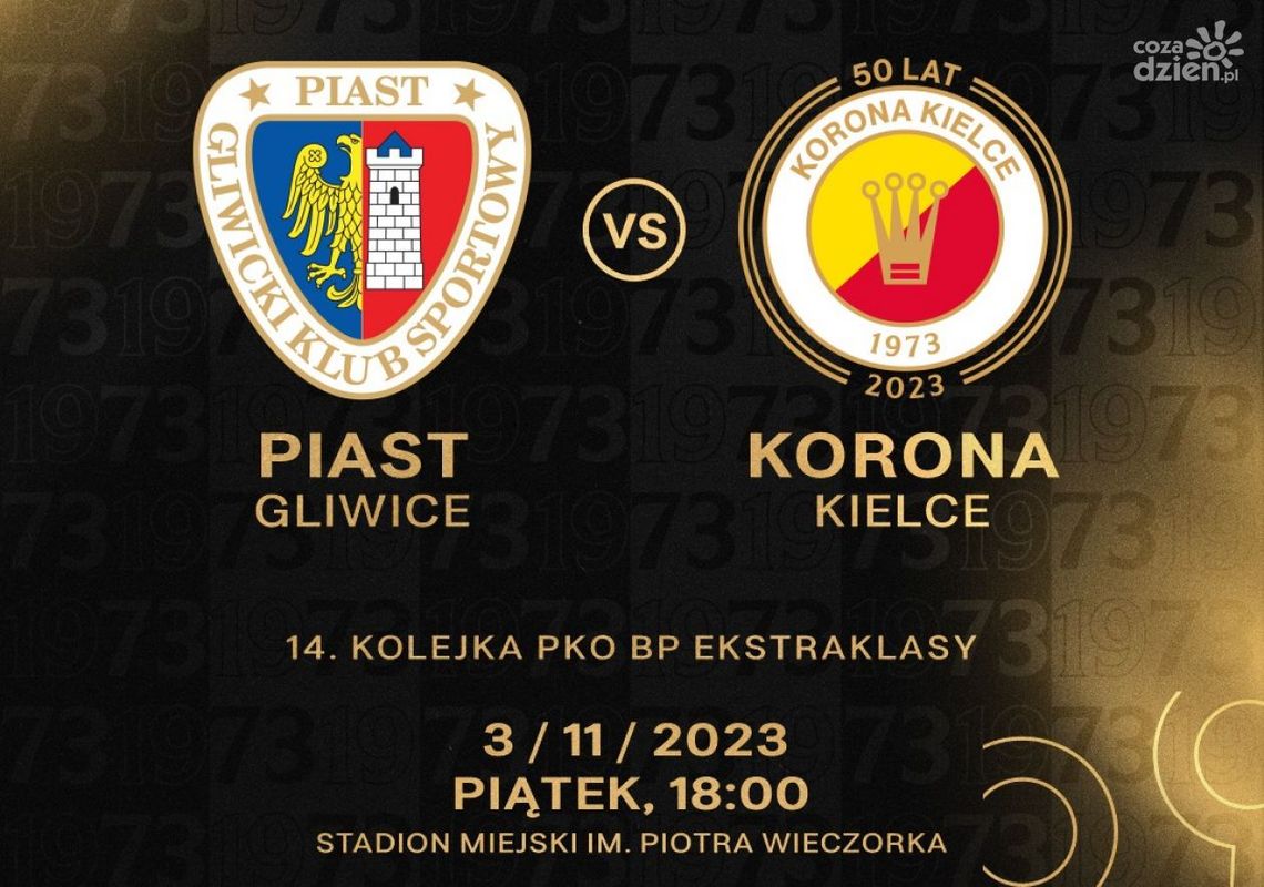 Piast Gliwice - Korona Kielce statystycznie Piast Gliwice - Korona Kielce statystycznie