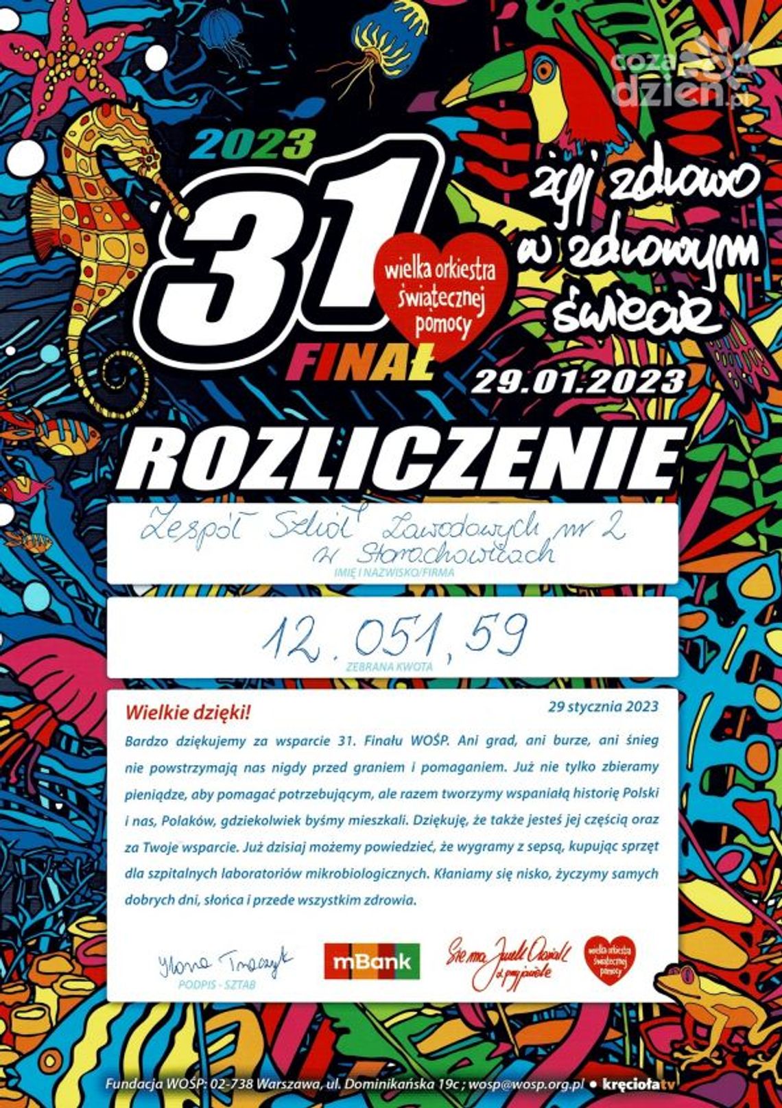 Pierwsze skarbonki WOŚP już pełne Pierwsze skarbonki WOŚP już pełne