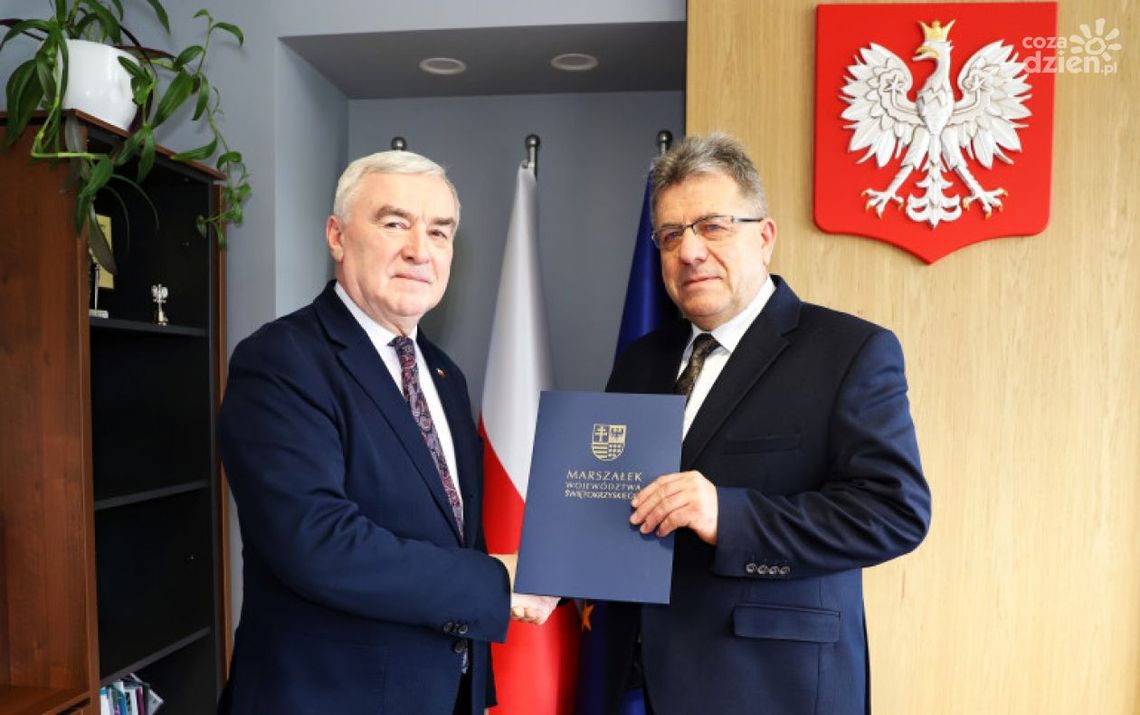 Pierwsze spotkanie marszałka i nowego wojewody Pierwsze spotkanie marszałka i nowego wojewody