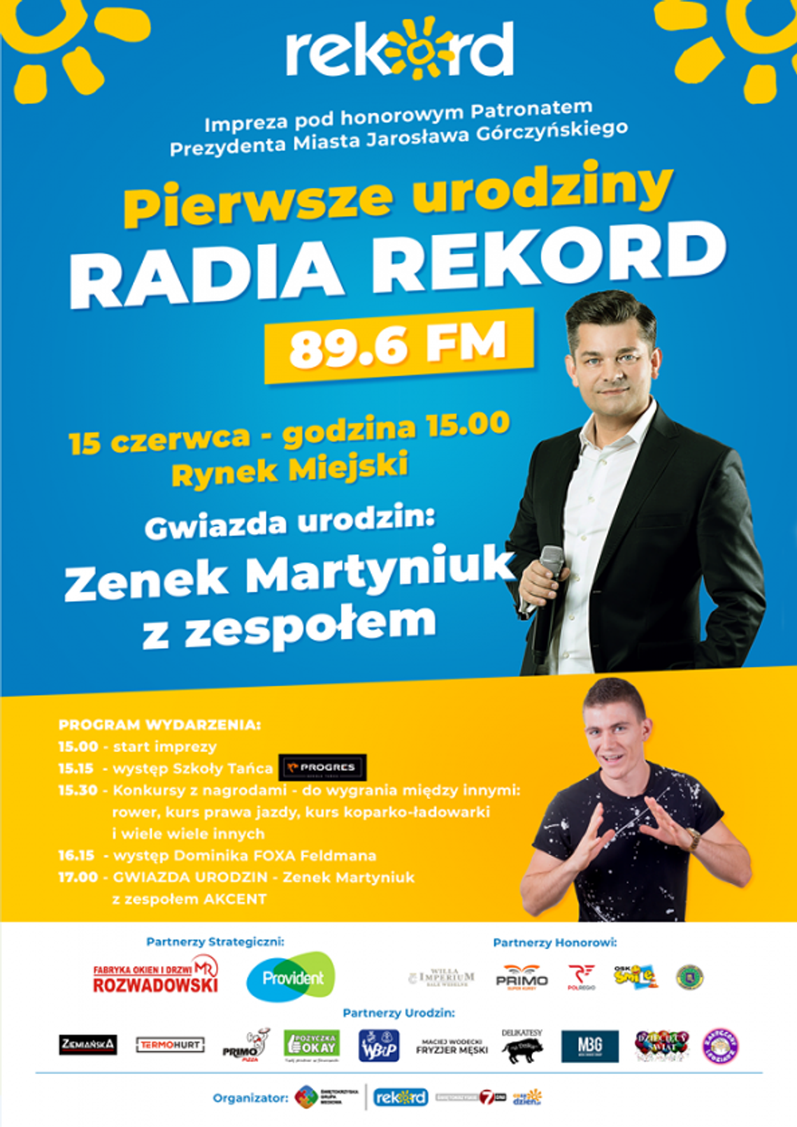 Pierwsze urodziny Radia Rekord 89,6 FM Pierwsze urodziny Radia Rekord 89,6 FM