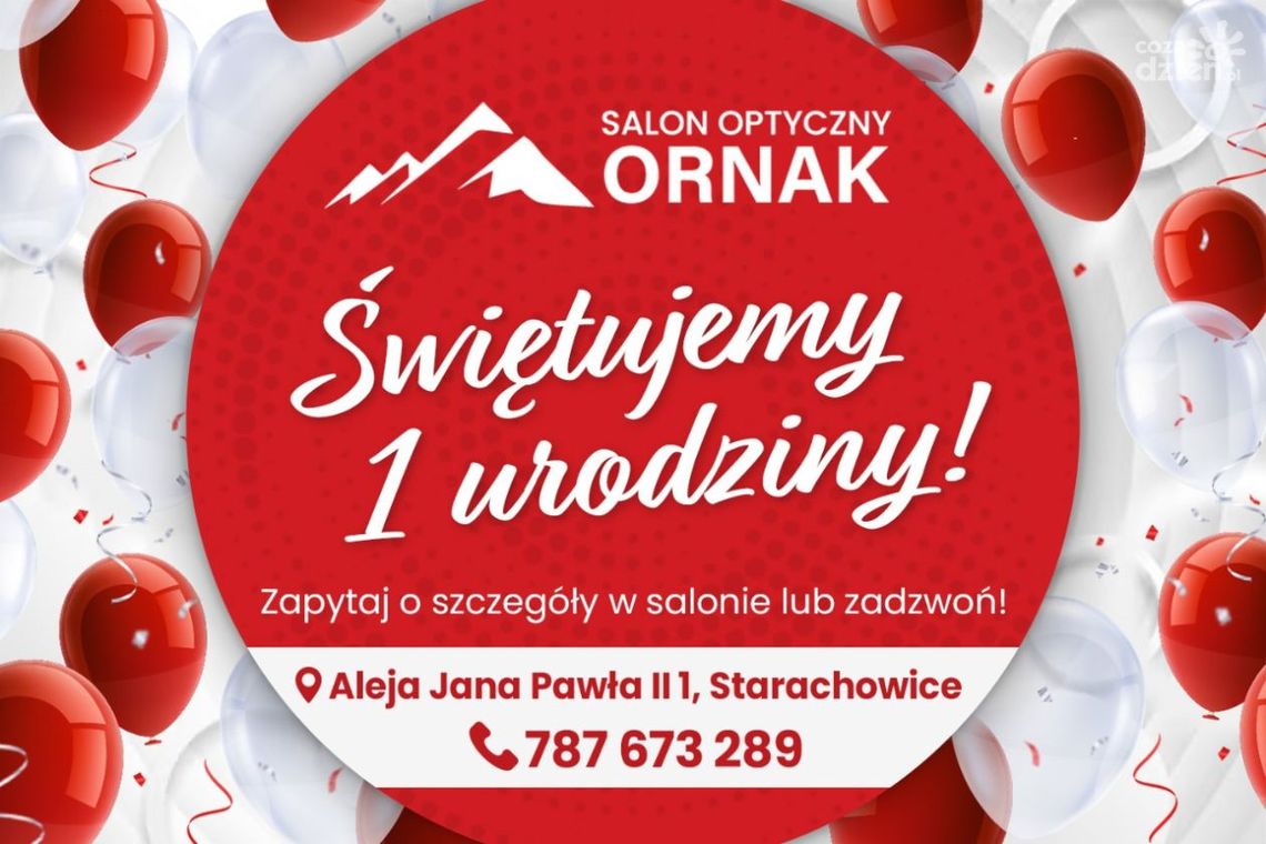Pierwsze urodziny Salonu Optycznego "Ornak" w Starachowicach Pierwsze urodziny Salonu Optycznego "Ornak" w Starachowicach