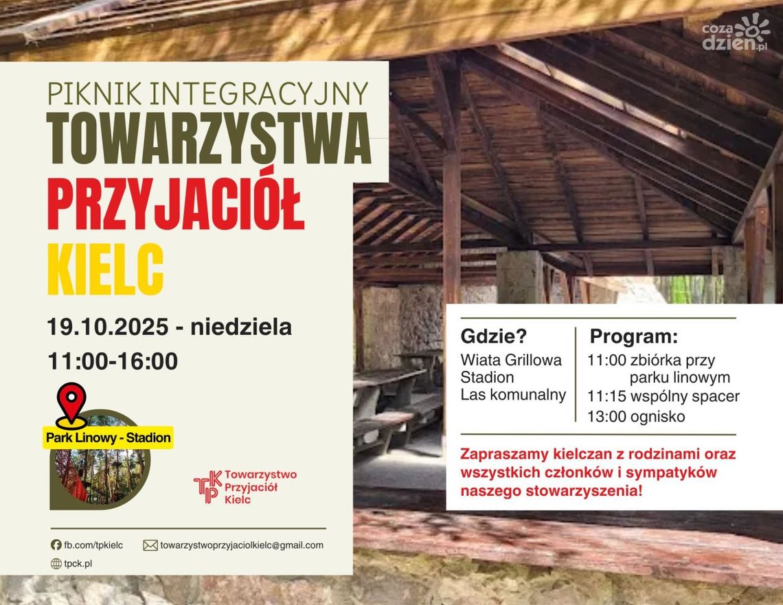 Piknik integracyjny Towarzystwa Przyjaciół Kielc już w niedziele Piknik integracyjny Towarzystwa Przyjaciół Kielc już w niedziele