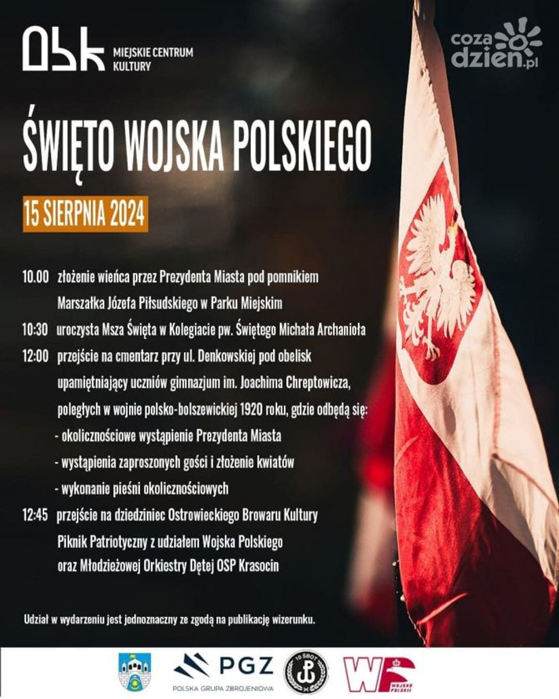 Piknik patriotyczny z okazji Święta Wojska Polskiego Piknik patriotyczny z okazji Święta Wojska Polskiego