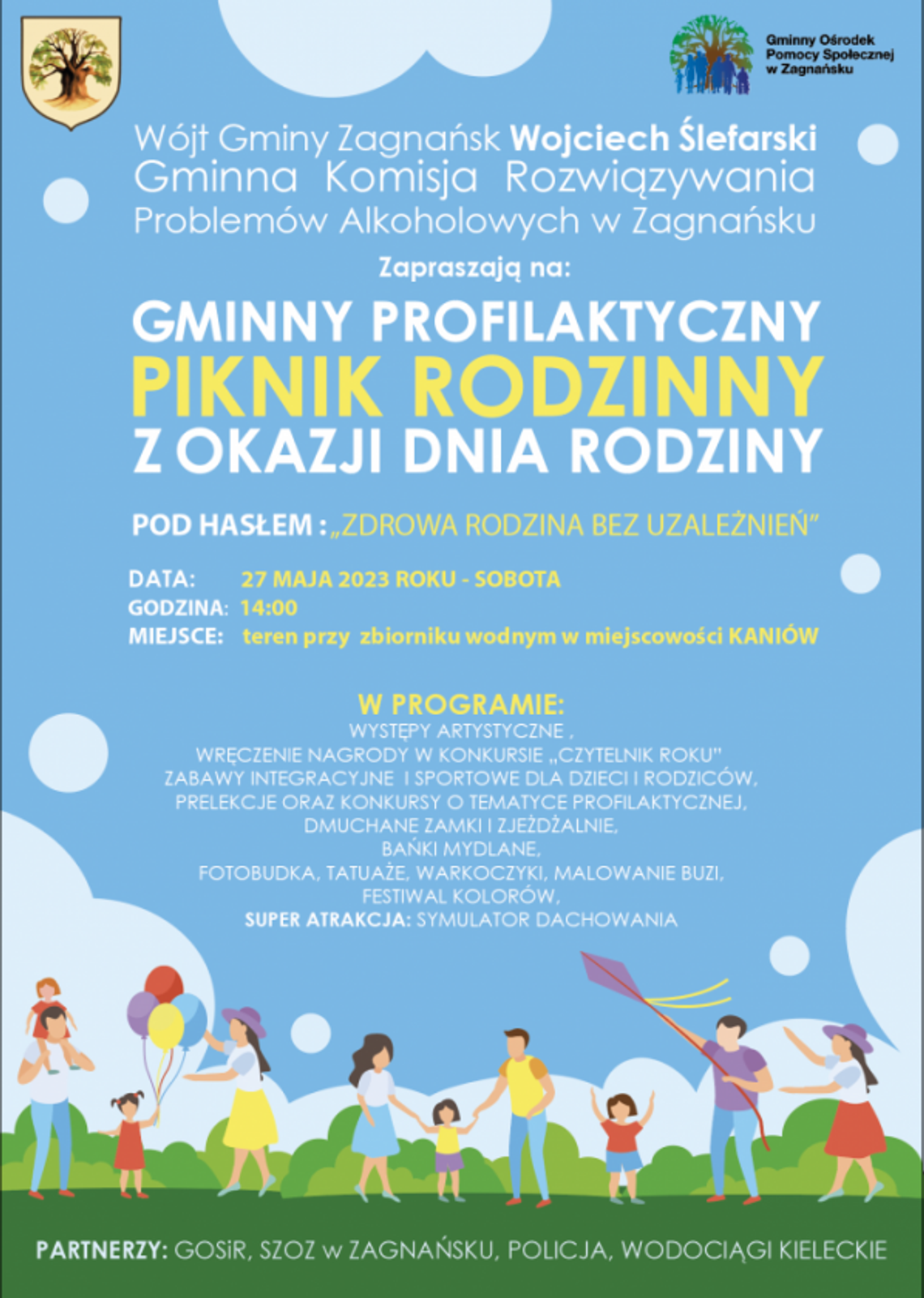 Piknik rodzinny z okazji Dnia Rodziny
