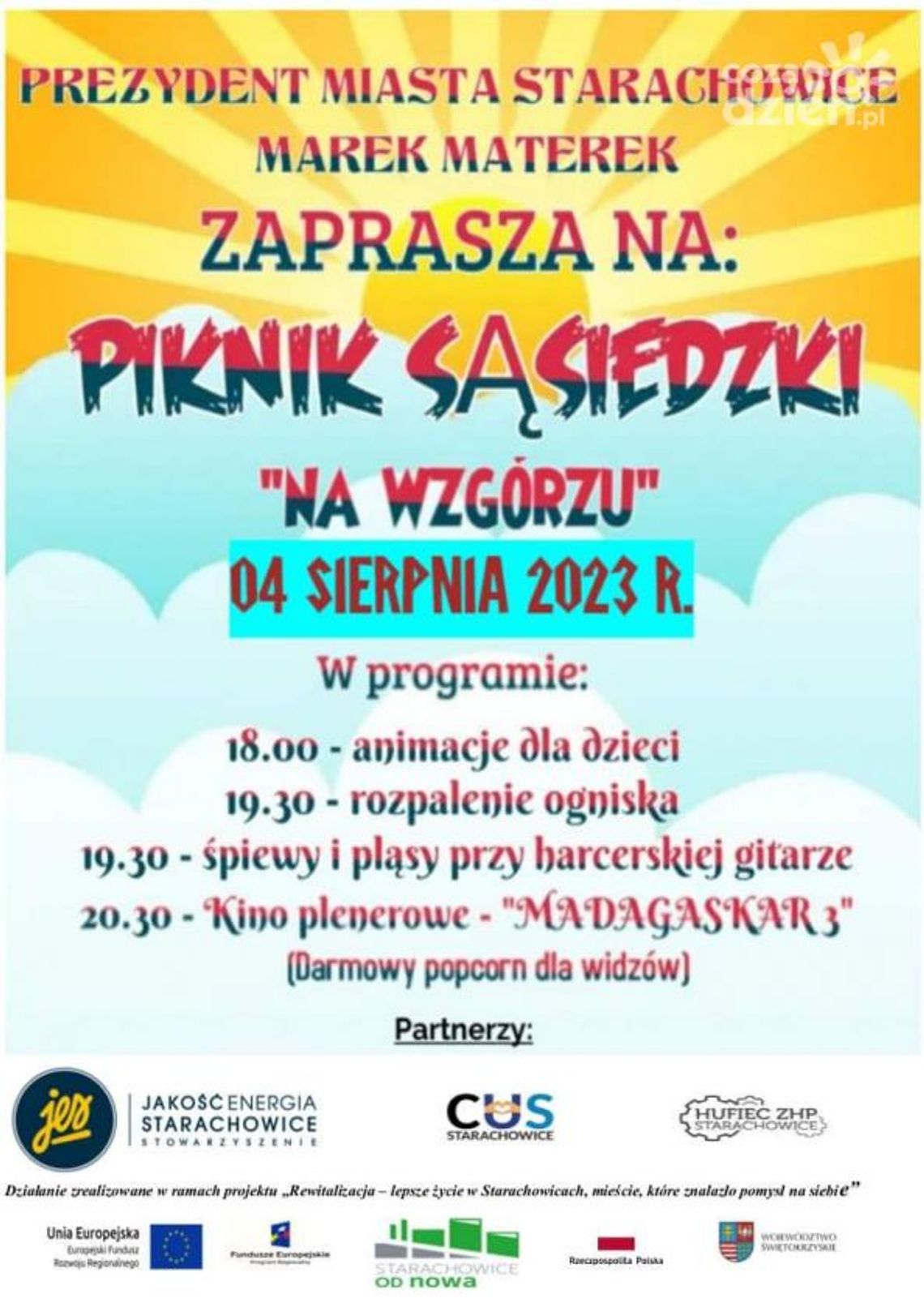 Piknik sąsiedzki w Starachowicach Piknik sąsiedzki w Starachowicach