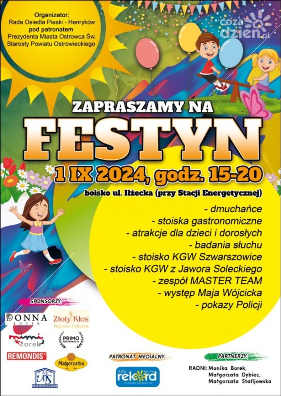 Piknikowe zakończenie wakacji na ostrowieckich osiedlach Piknikowe zakończenie wakacji na ostrowieckich osiedlach