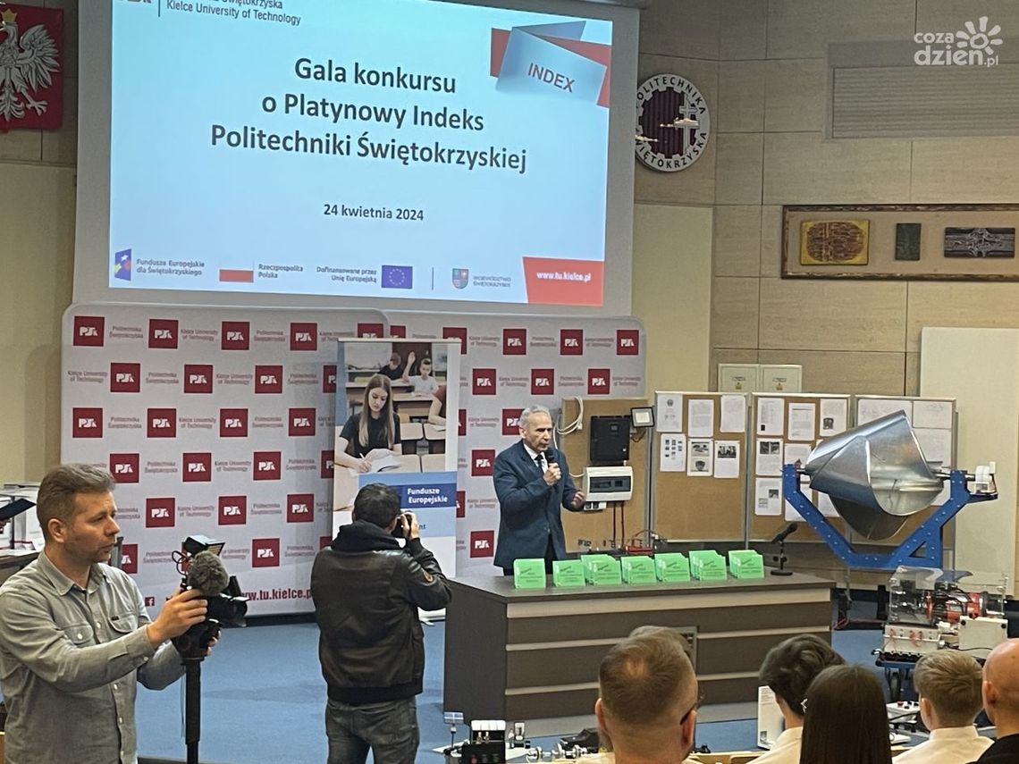 Platynowe Indeksy Politechniki Świętokrzyskiej rozdane Platynowe Indeksy Politechniki Świętokrzyskiej rozdane