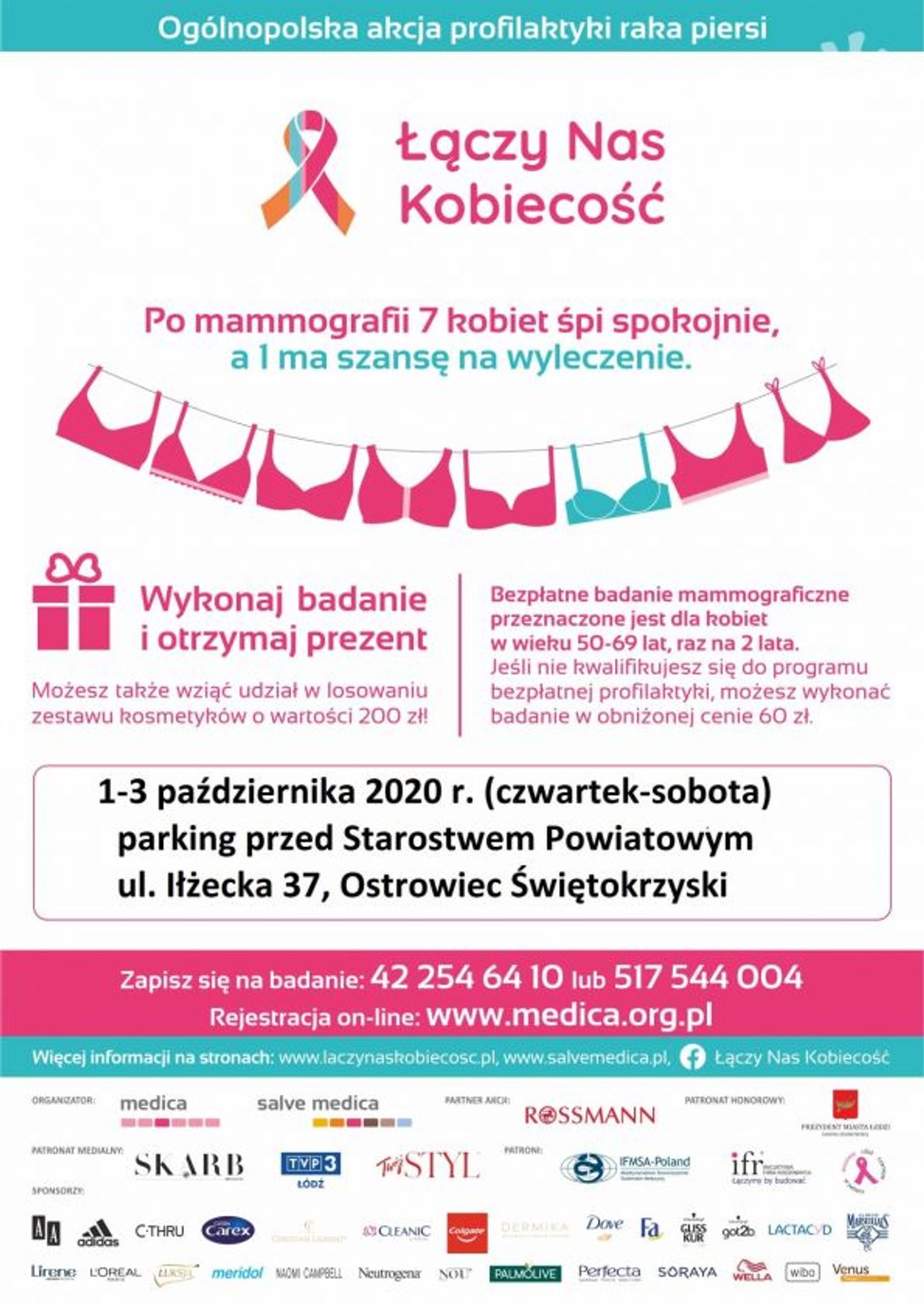 Po mammografii 7 kobiet śpi spokojnie, a 1 ma szansę na wyleczenie. Nie czekaj, zbadaj się!