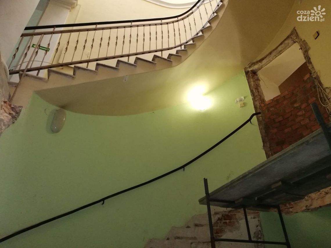 Początek remontu w Pałacu Wielopolskich Początek remontu w Pałacu Wielopolskich