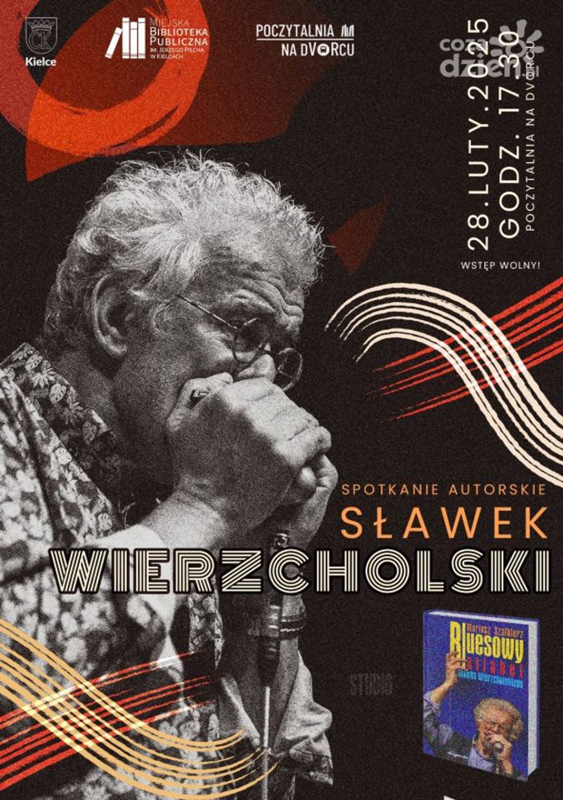 Poczytalnia na dVoRcu MBP im. J. Pilcha będzie gościć Sławka Wierzcholskiego